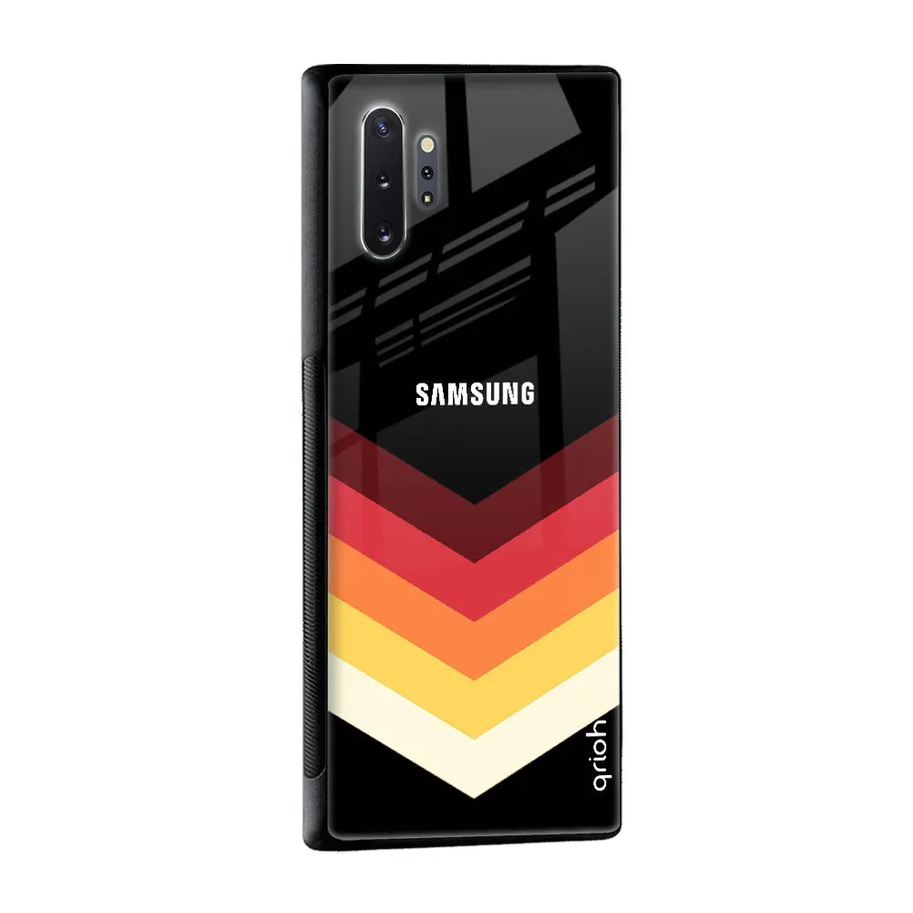 Abstract Arrow Pattern Glass Case For Samsung Galaxy S20 Ultra