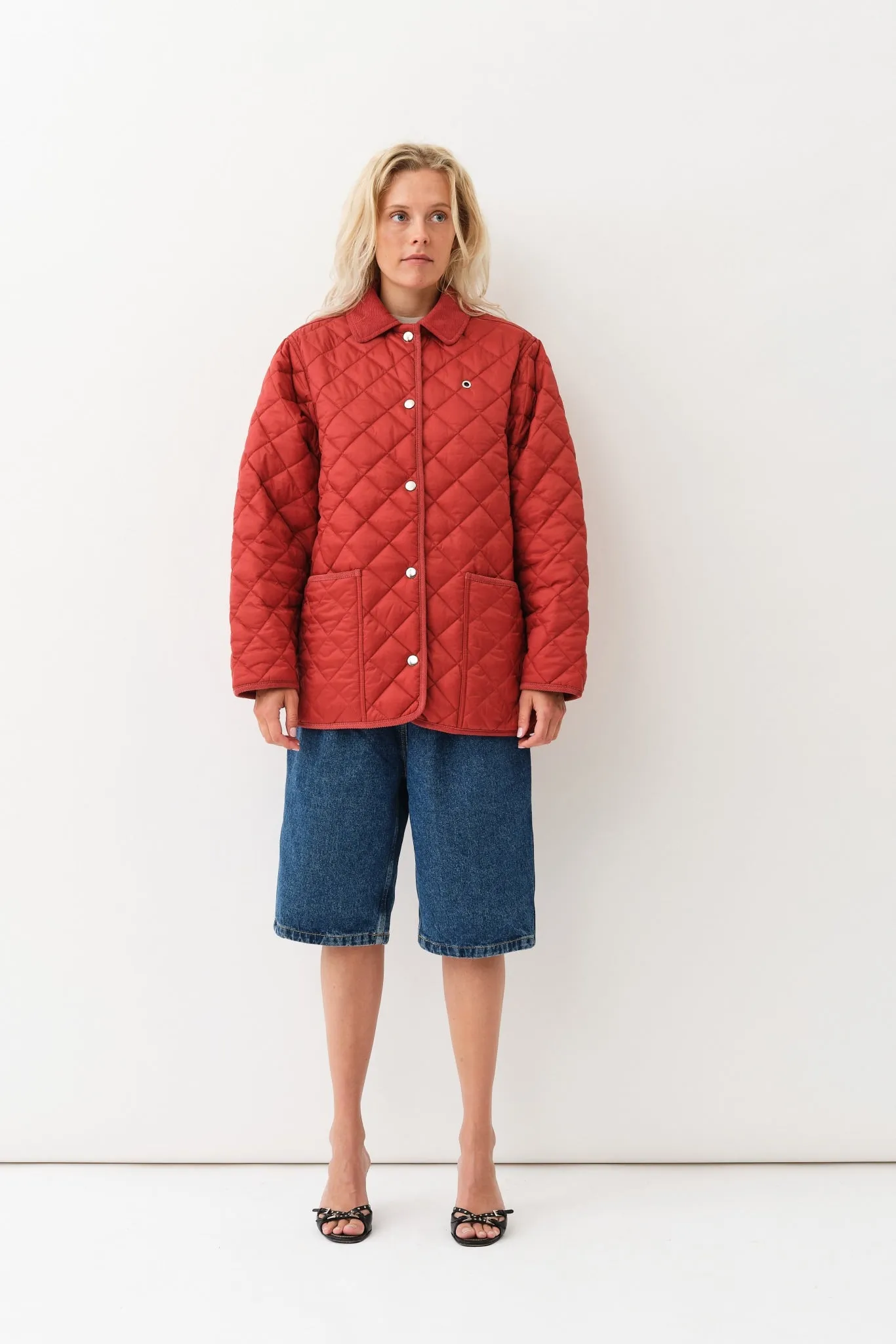 Aiden Jacket — Ruby Red