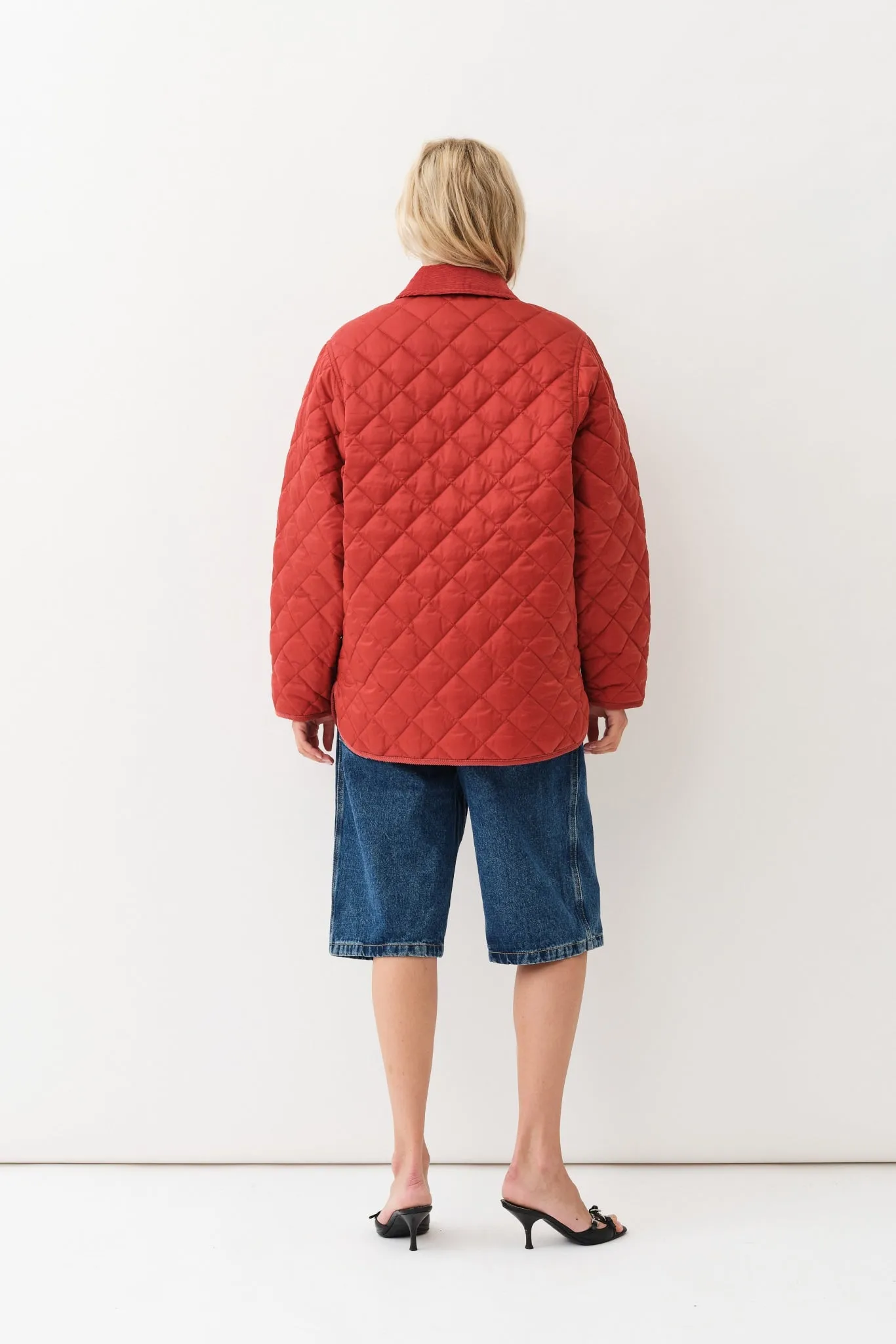 Aiden Jacket — Ruby Red