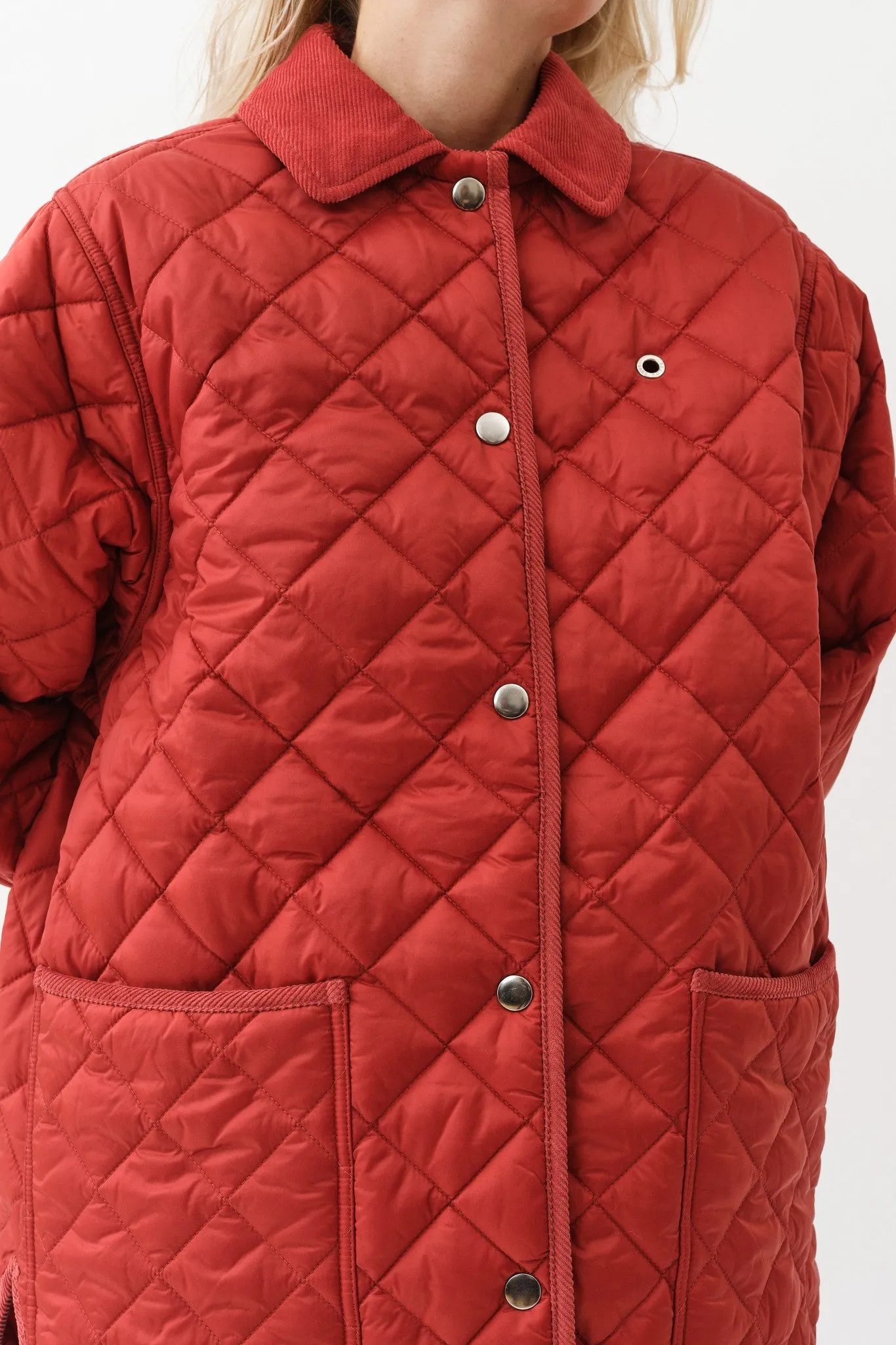 Aiden Jacket — Ruby Red