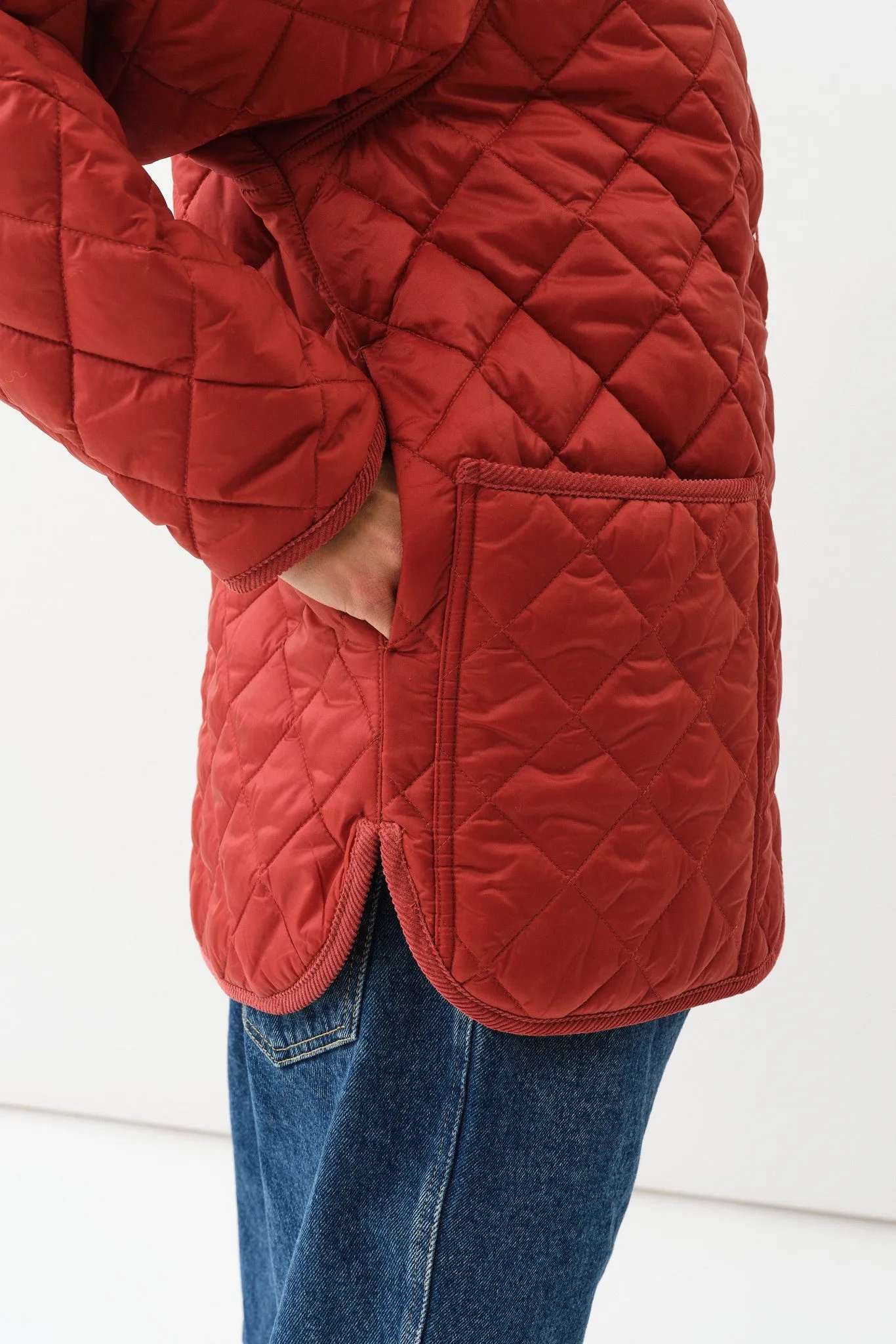 Aiden Jacket — Ruby Red