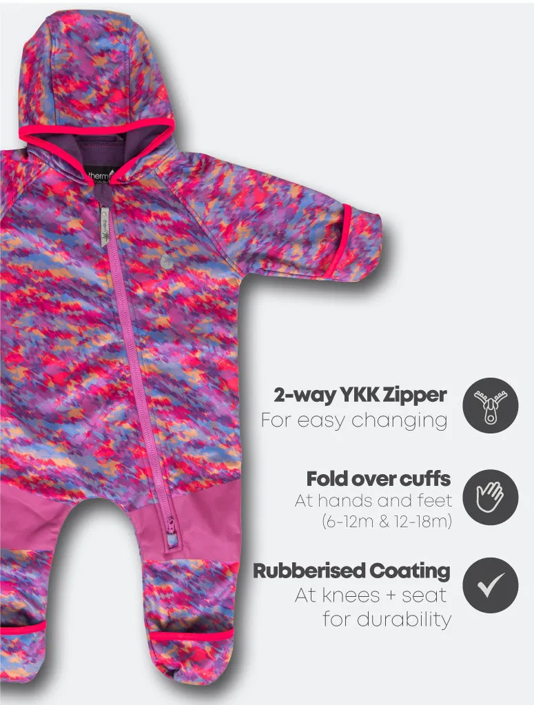 All-Weather Fleece Onesie - Paint Party