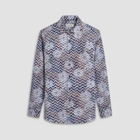 Axel Floral Chevron Shirt