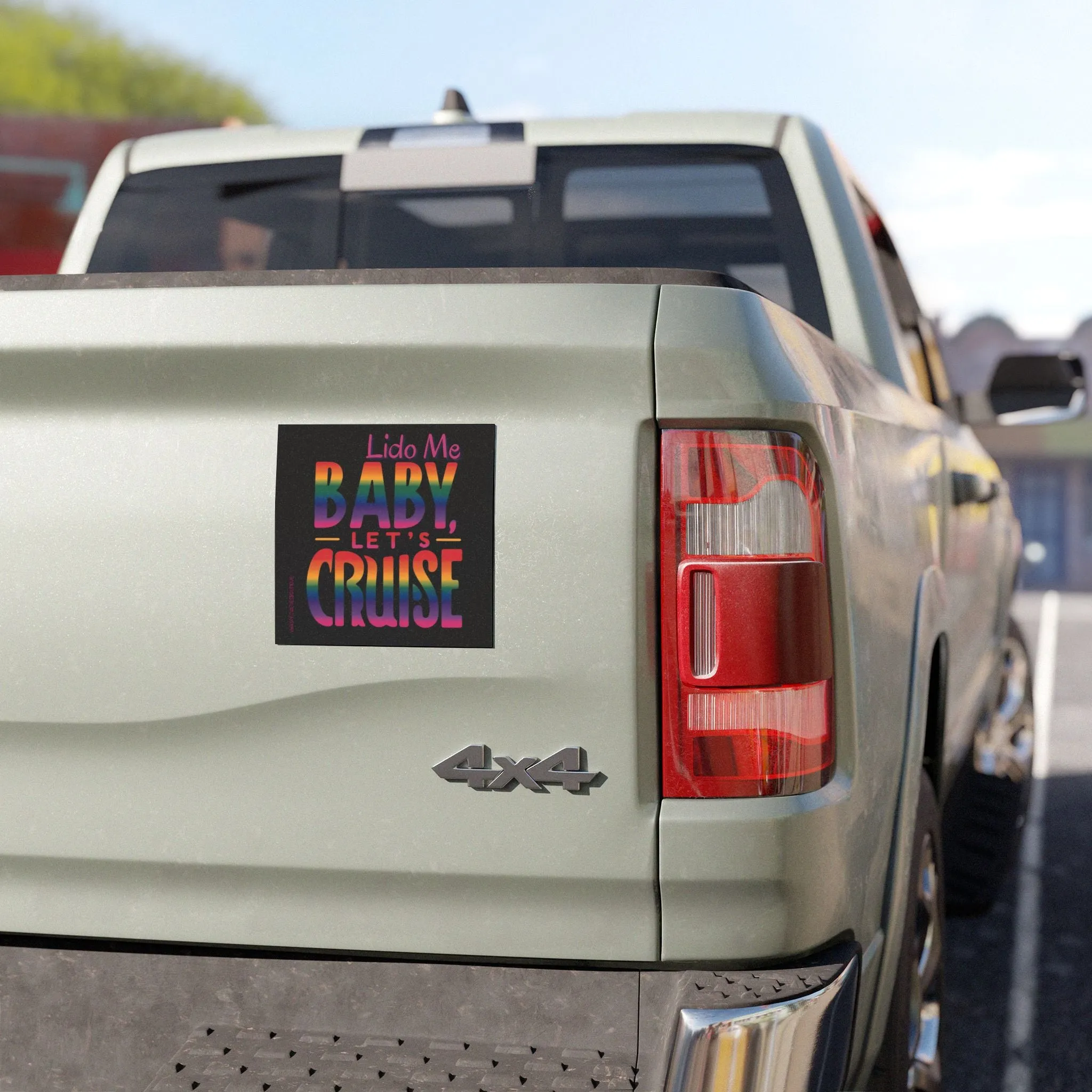 Baby, Lets Cruise Car Magnets