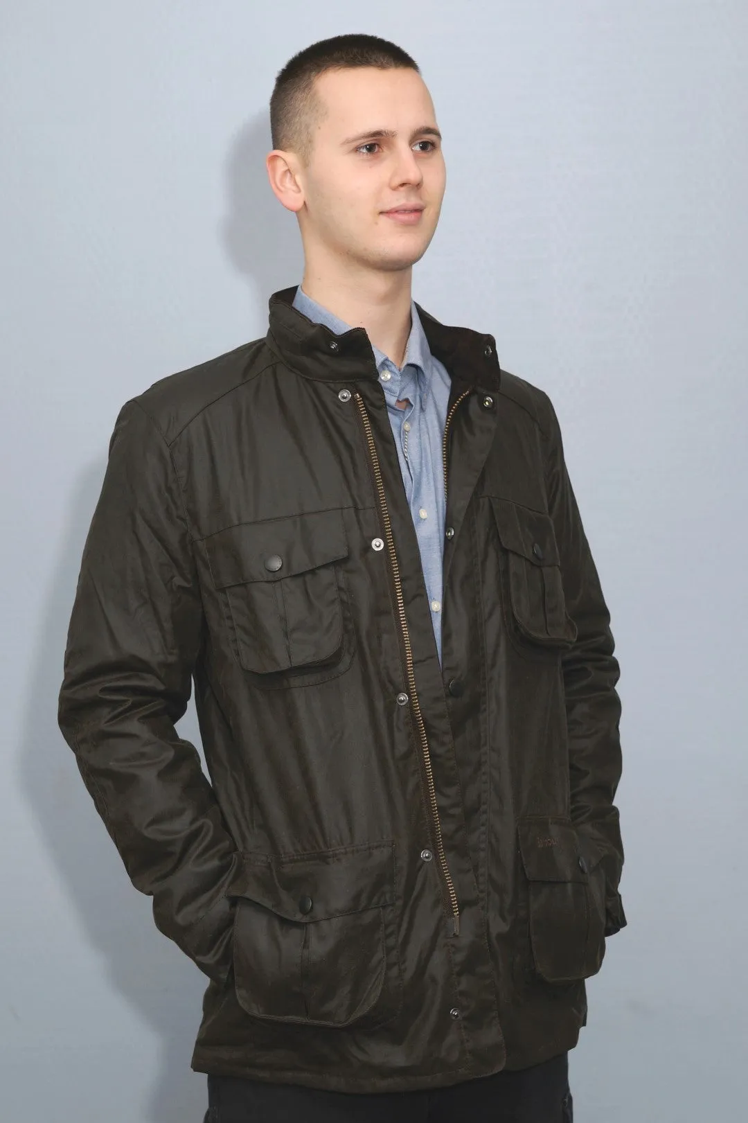 Barbour Corbridge Wax Jacket - Olive Green MWX0340OL71