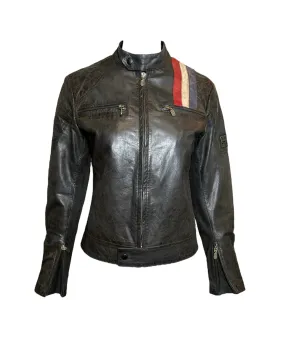 Belstaff "Black Prince" Union Jack Leather Moto Jacket