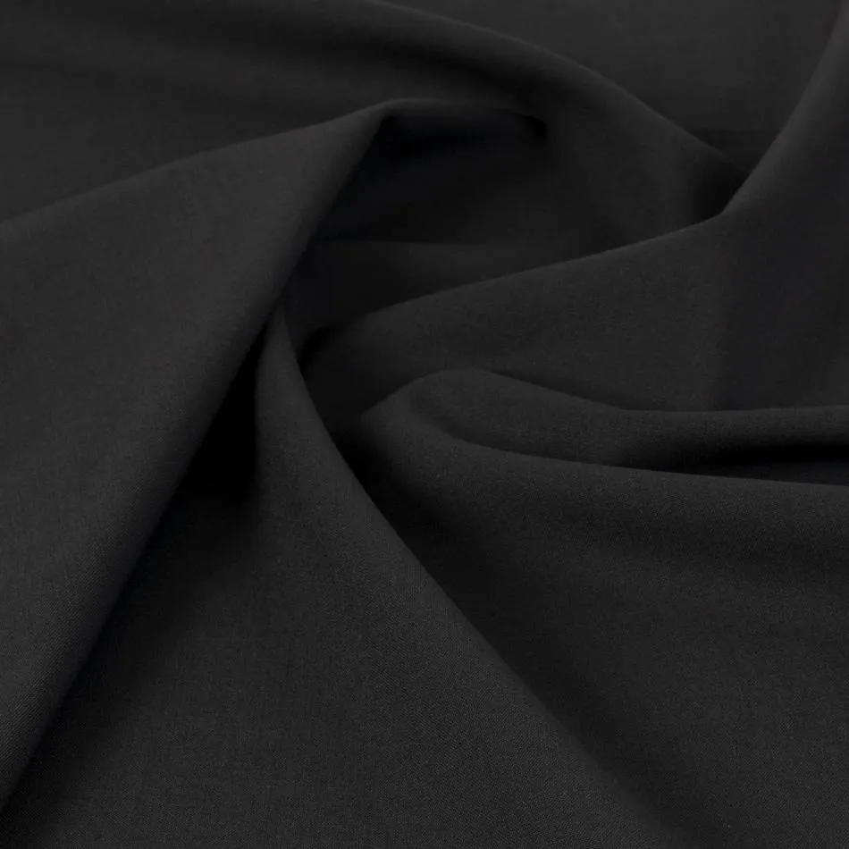 Black Suiting Fabric 4804