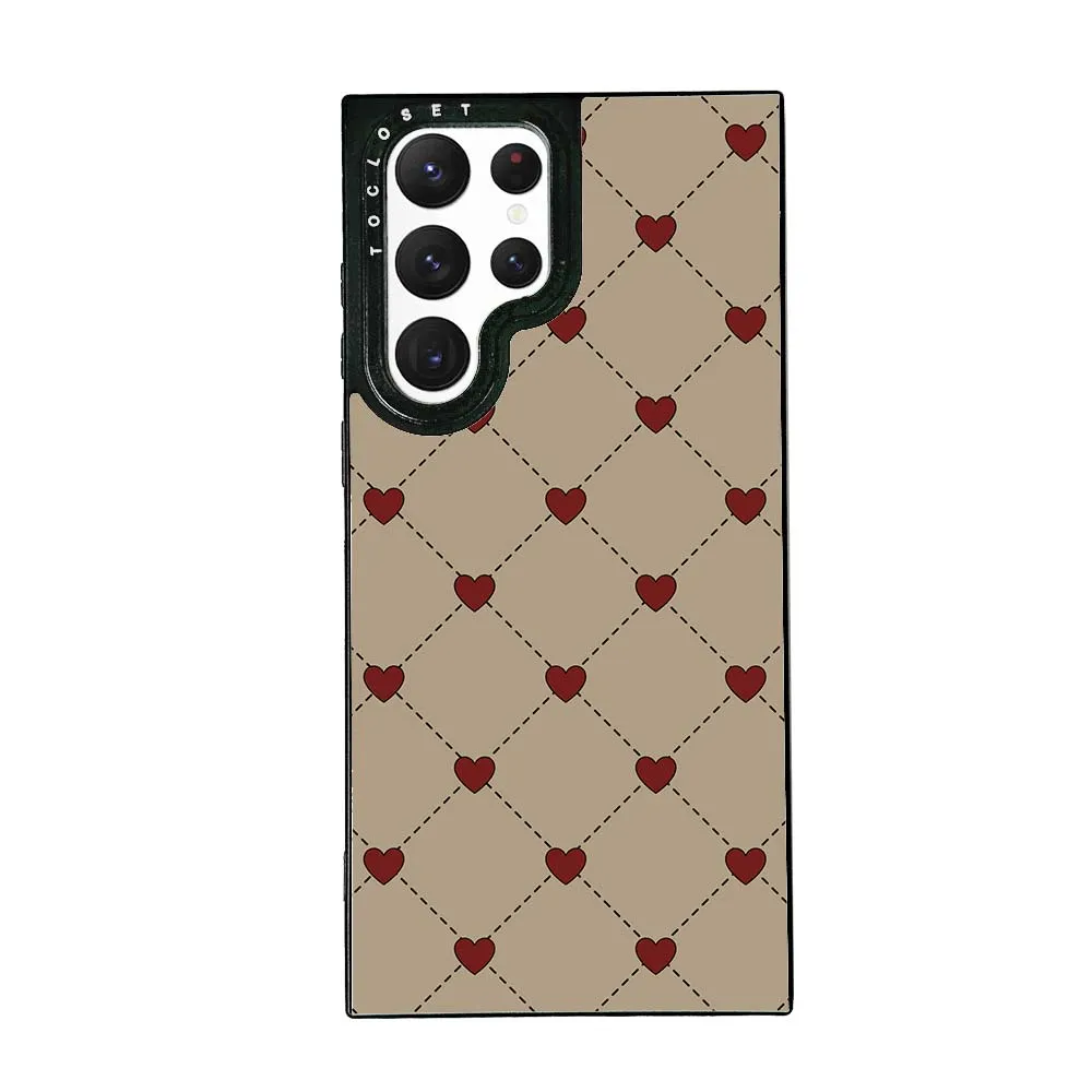 Blissful Hearts Designer Samsung S22 Ultra Case Cover