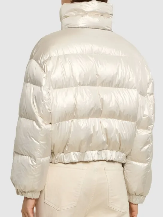 Brunello Cucinelli   Cropped tech down jacket 