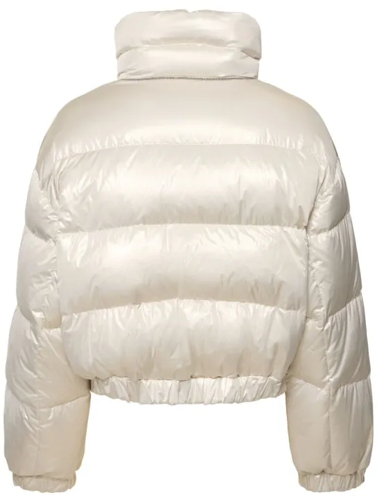 Brunello Cucinelli   Cropped tech down jacket 