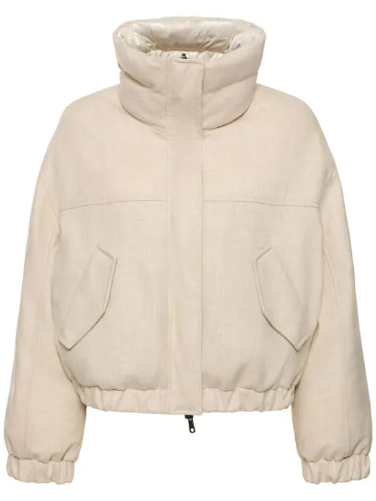 Brunello Cucinelli   Cropped tech down jacket 