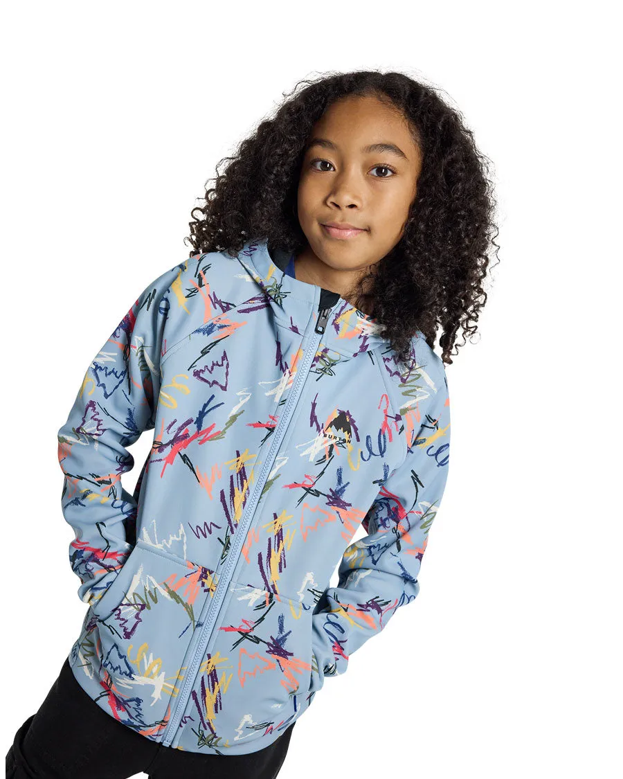 Burton Kids' Crown Weatherproof Full-Zip Scribble 2025