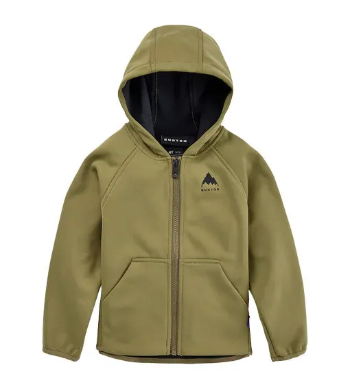 Burton Toddlers' Crown Weatherproof Full-Zip Fleece Martini Olive 2024