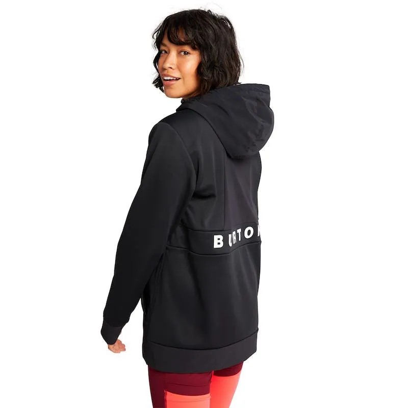 Burton Womens Crown Weatherproof Performance Fleece Pullover Hoodie