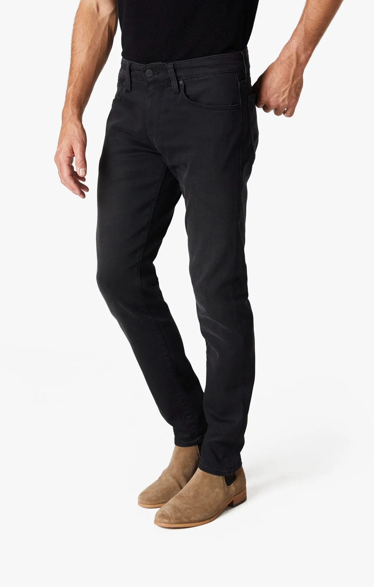 Calm Skinny Leg Jeans In Dark Smoke Urban