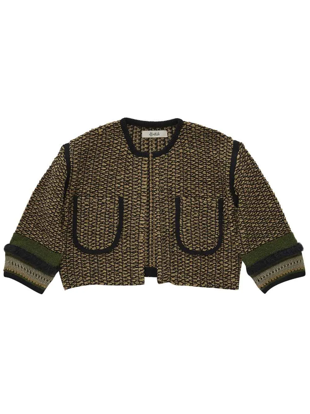 Camel Slayit Knit Jacket