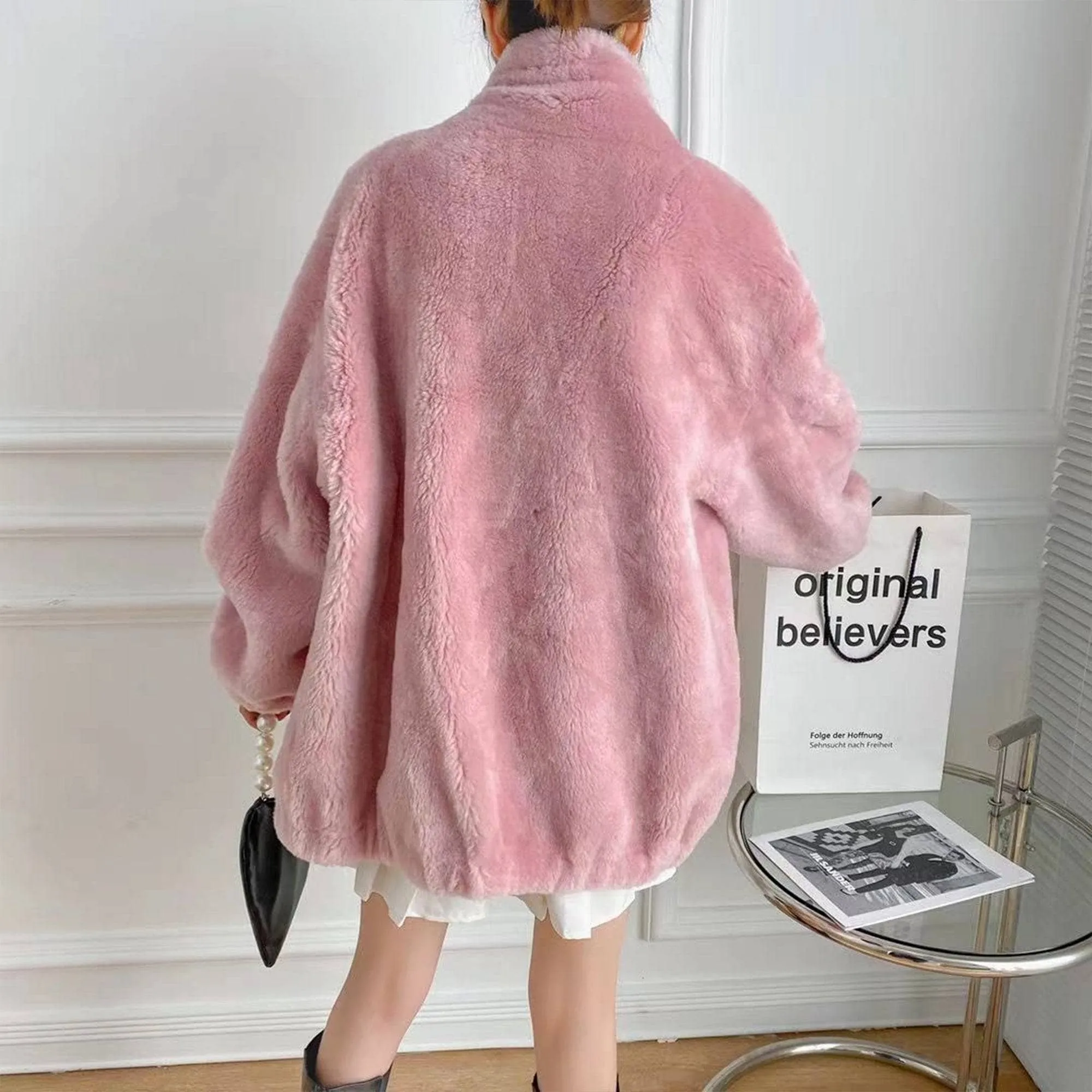 Camille Sheepskin Teddy Jacket