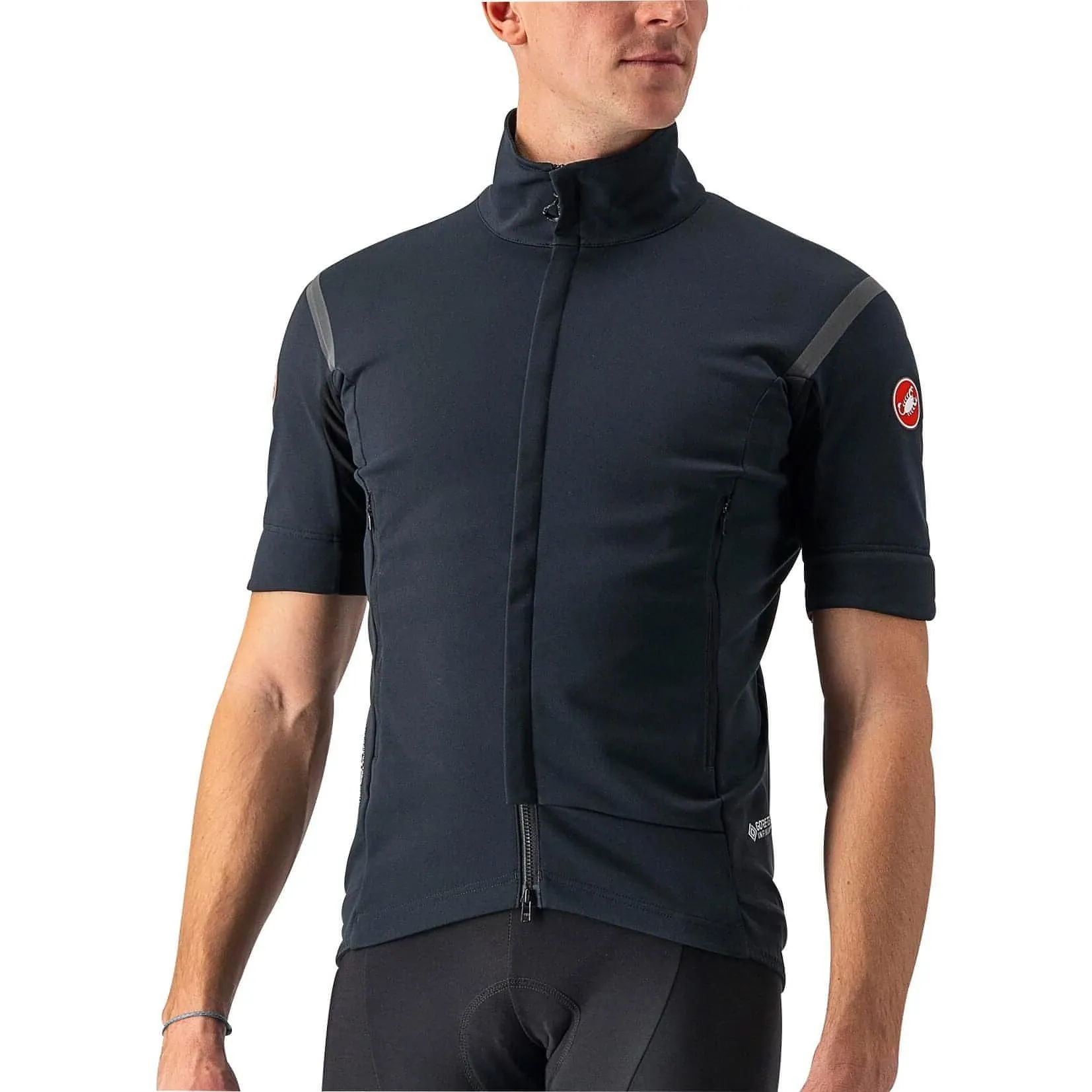 Castelli Perfetto RoS 2 Convertible Mens Cycling Jacket - Black