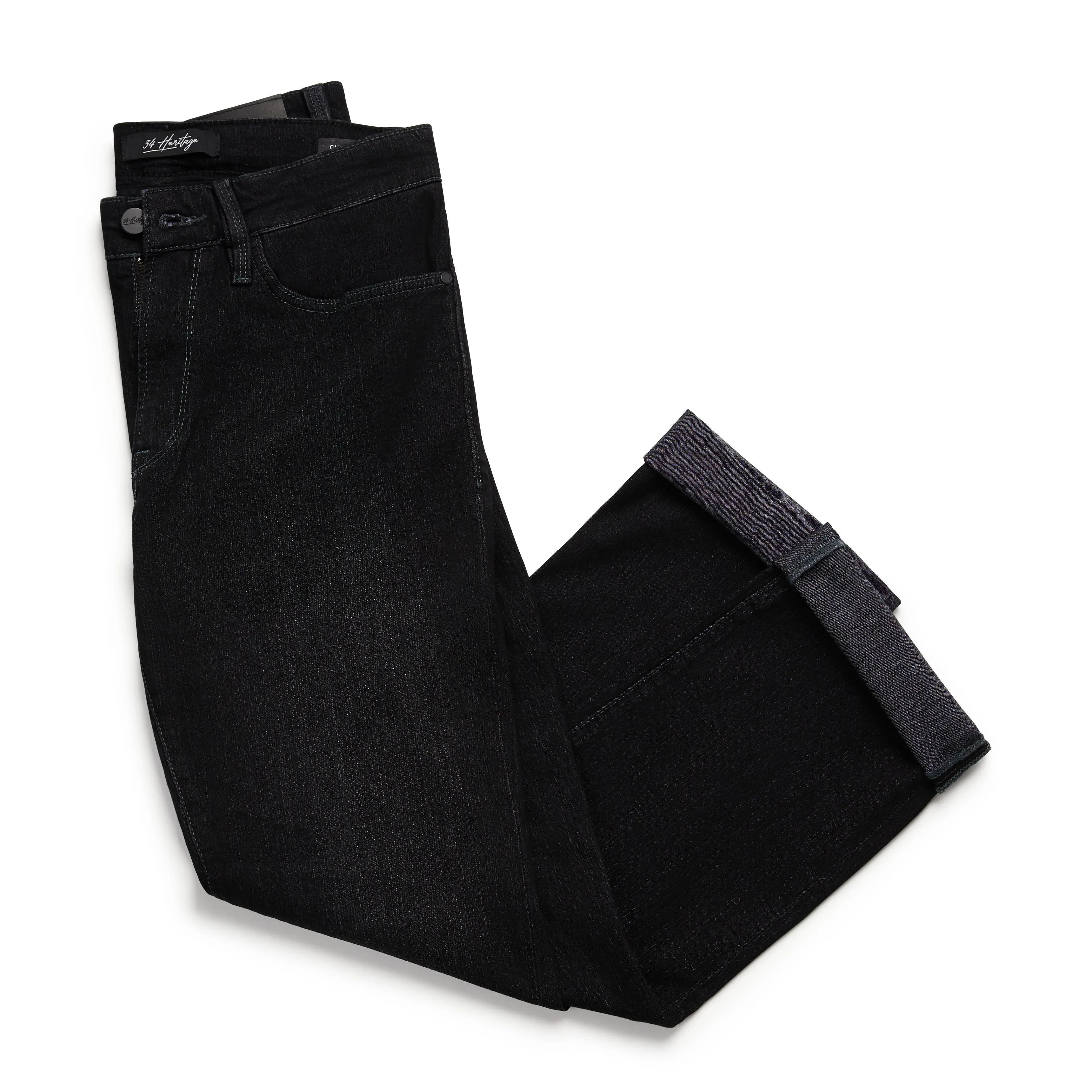 Charisma Relaxed Straight Jeans In Charcoal Comfort