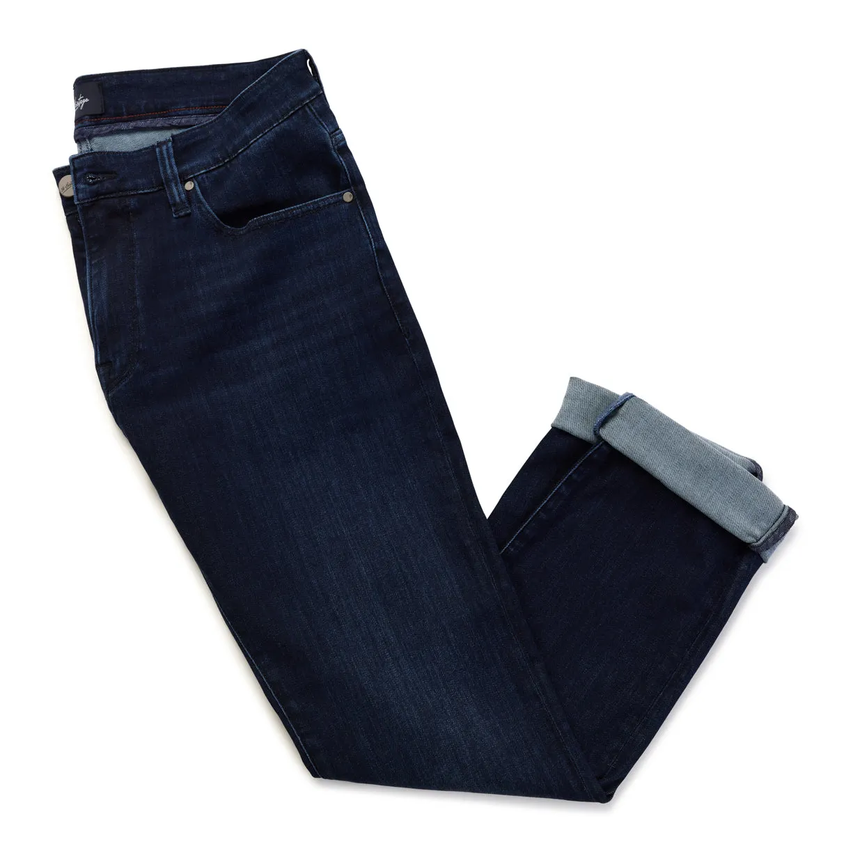 Charisma Relaxed Straight Jeans In Dark Midnight Brushed Urban