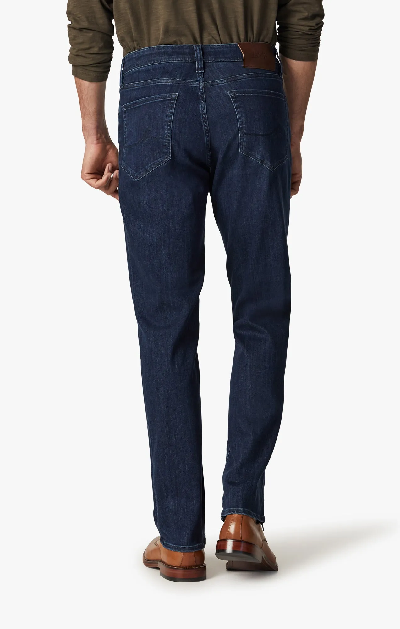 Charisma Relaxed Straight Jeans In Dark Midnight Brushed Urban