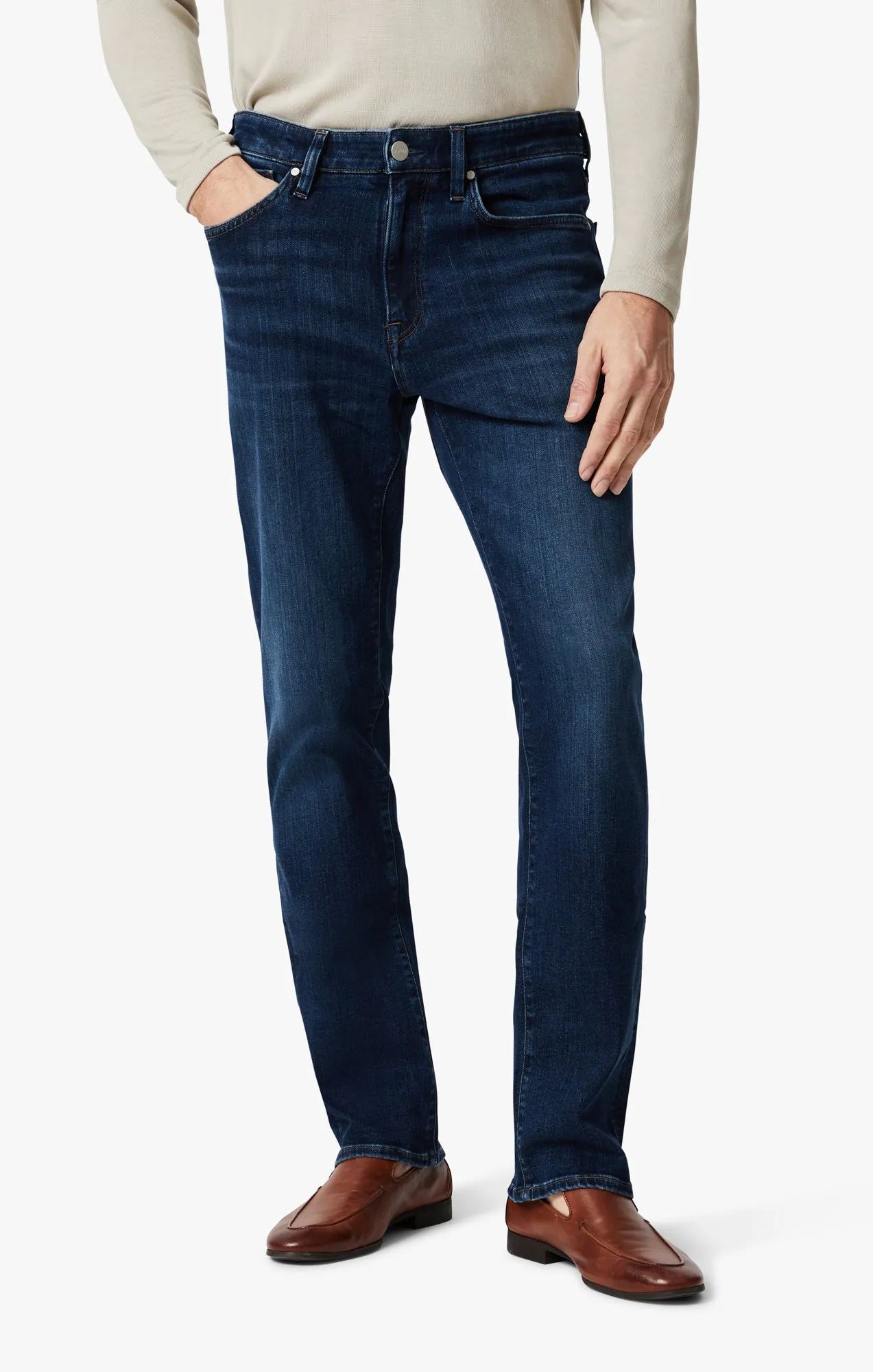 Charisma Relaxed Straight Leg Jeans In Mid Organic