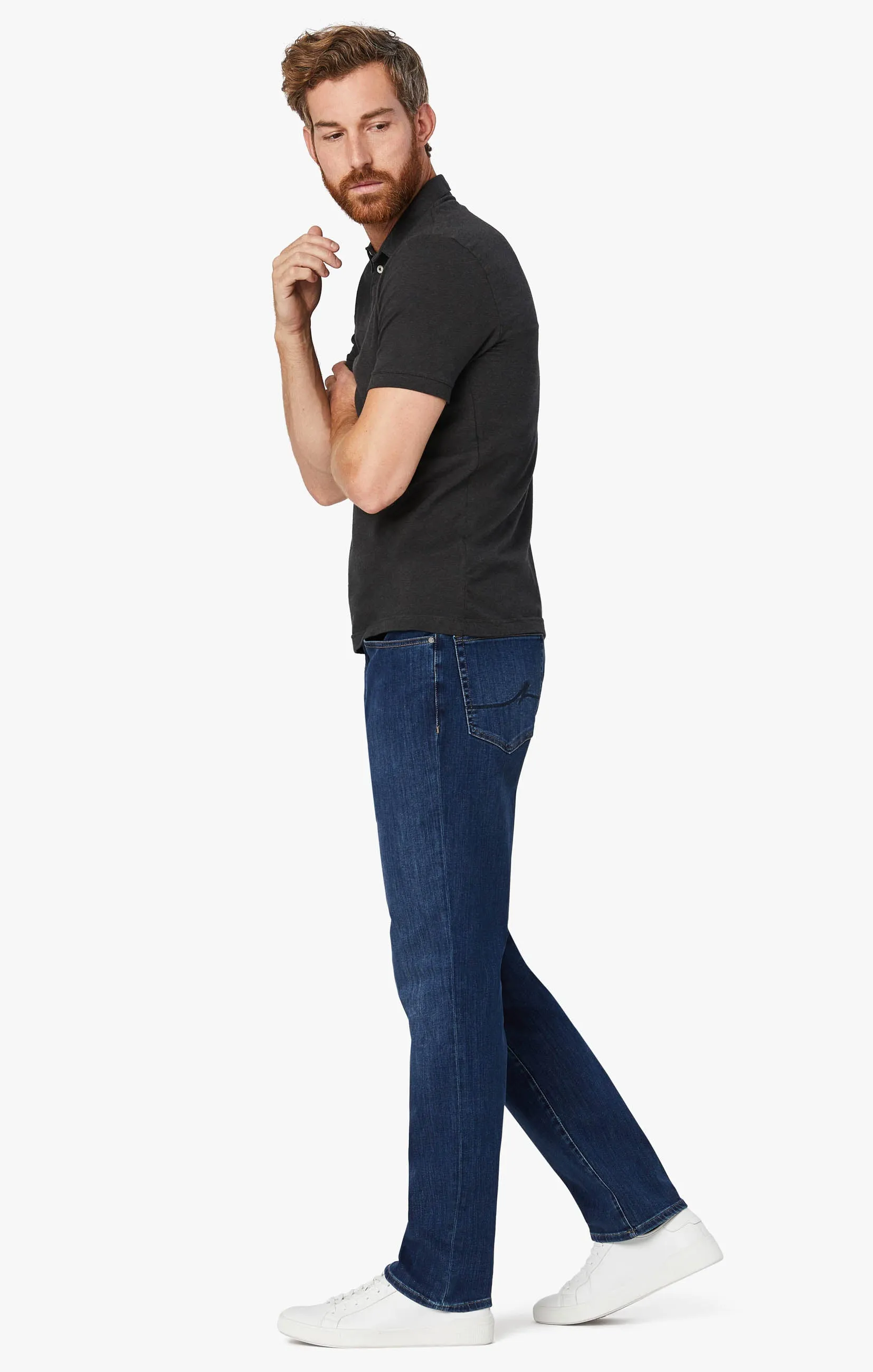 Charisma Relaxed Straight Leg Jeans In Mid Siena