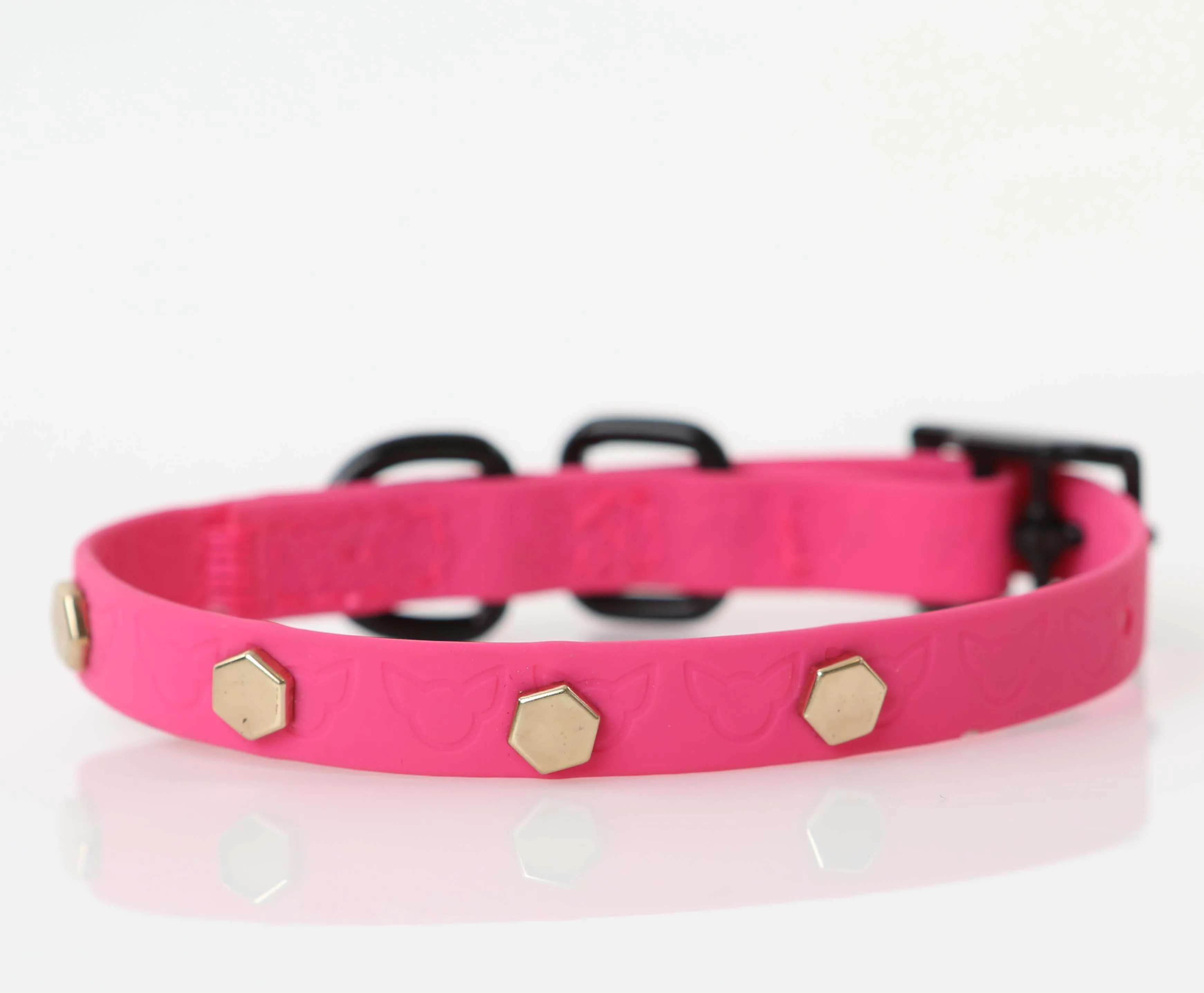 Chic Pink Dog Sport Collar