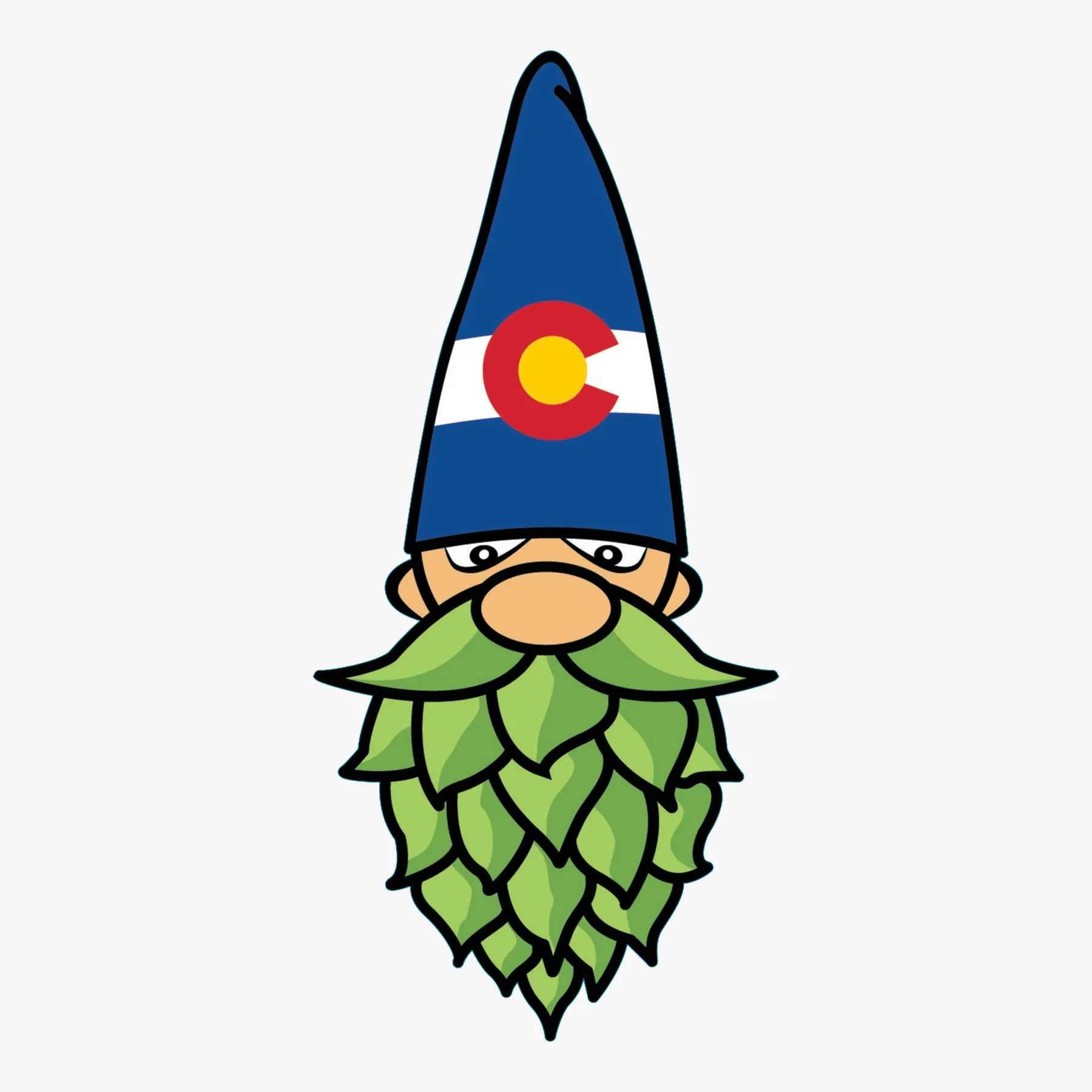 Colorado Hops Gnome Sticker