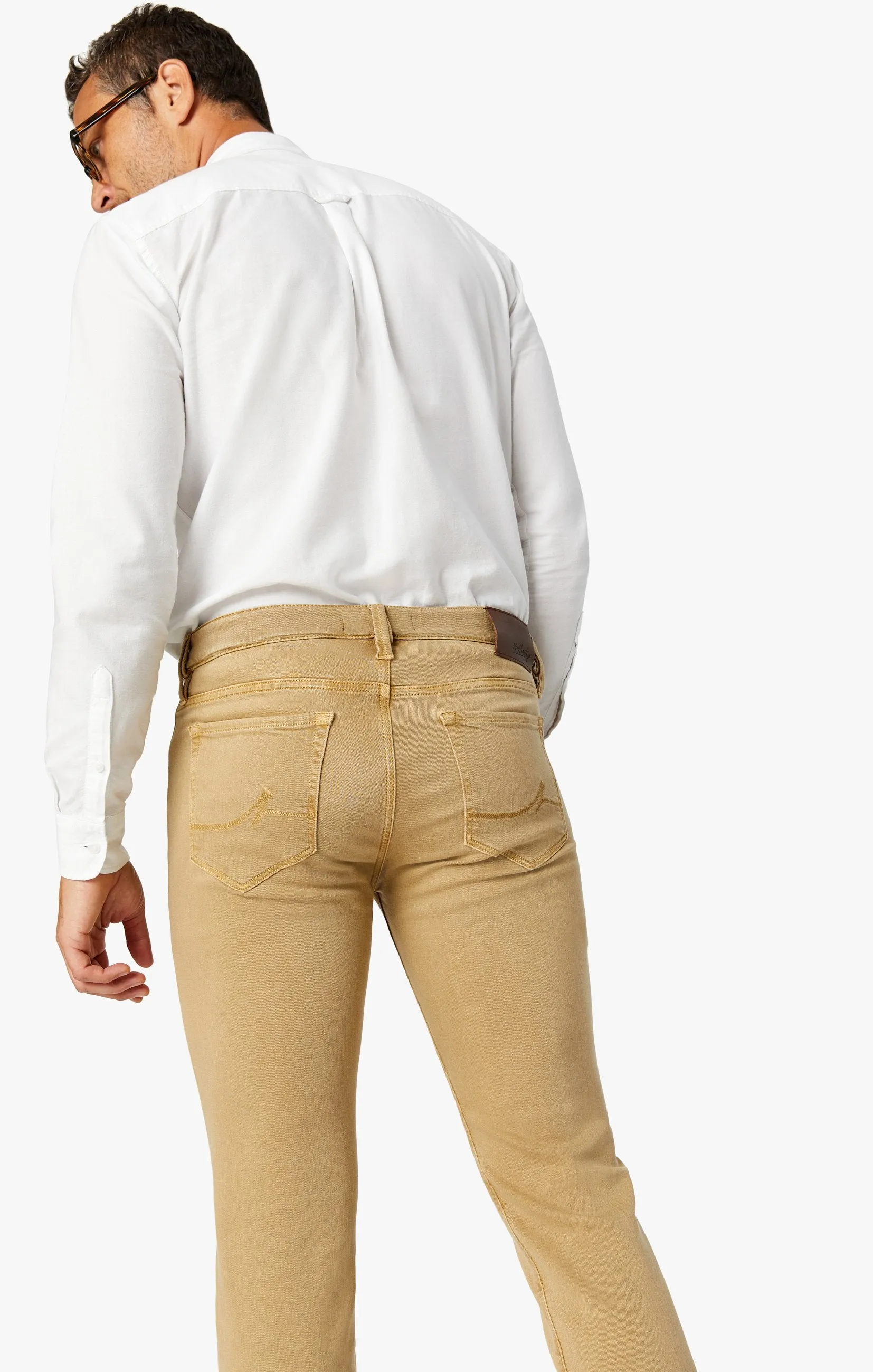 Cool Slim Leg Jeans in Camel Comfort