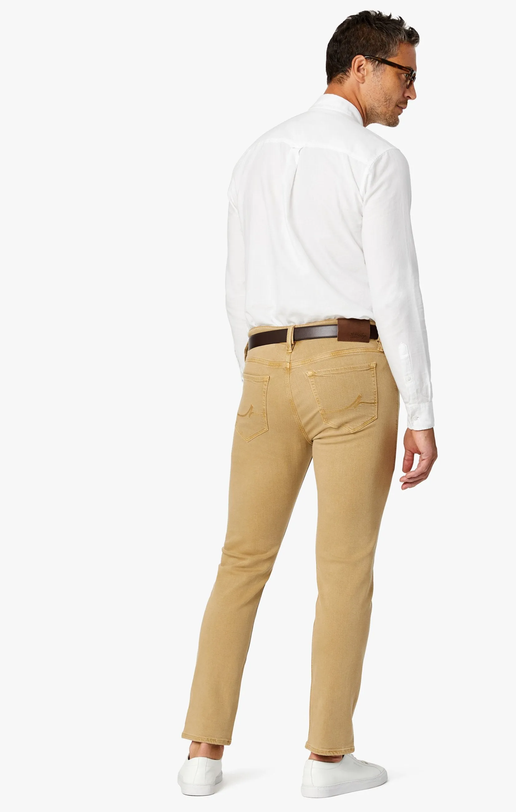 Cool Slim Leg Jeans in Camel Comfort