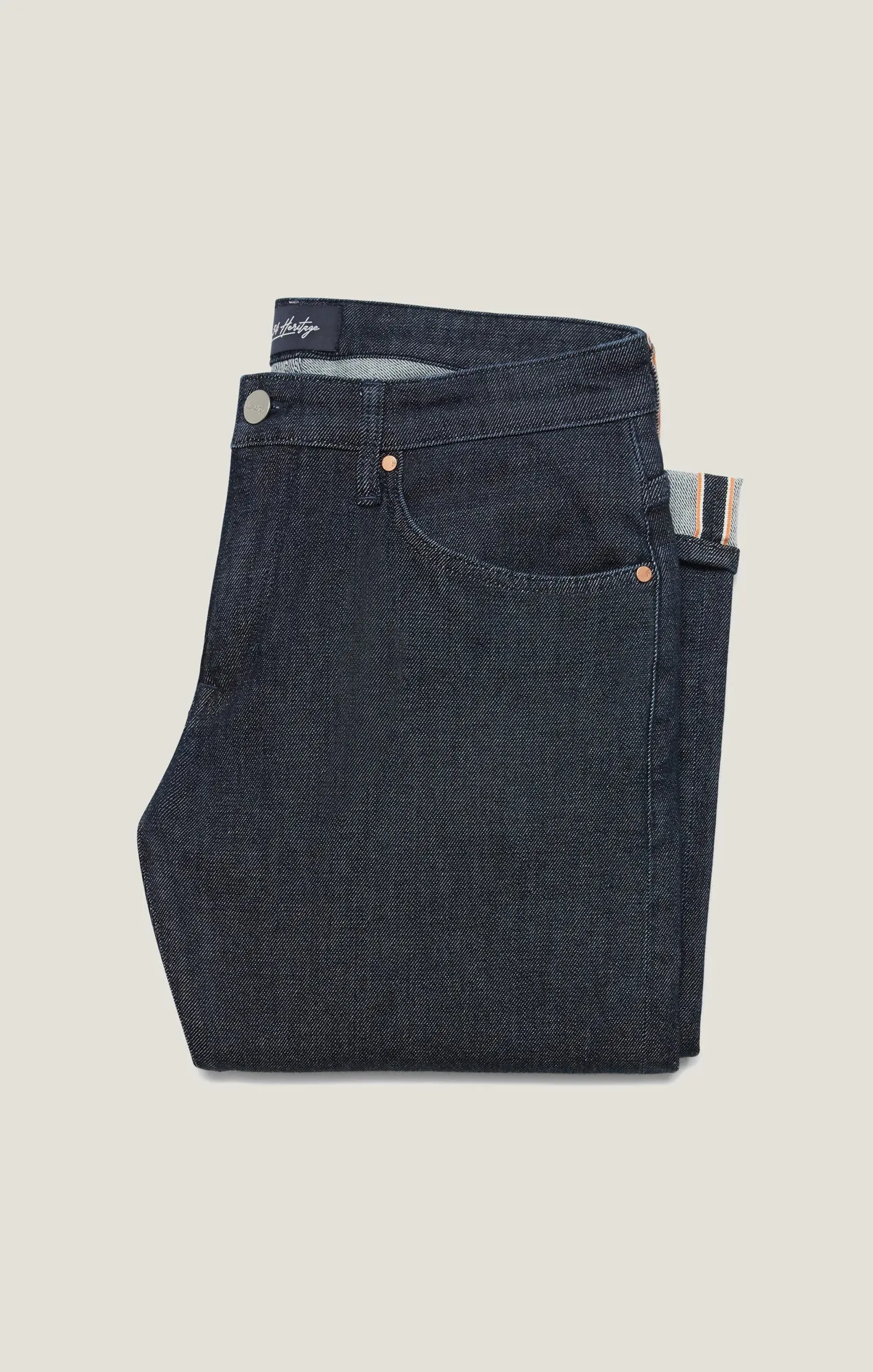 Cool Tapered Leg Pants in Dark Blue Selvedge