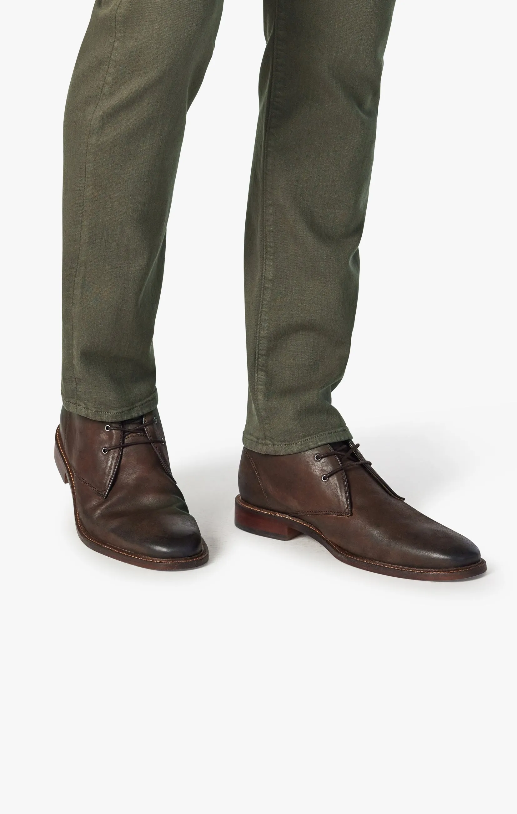 Cool Tapered Leg Pants In Green Comfort