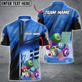 Coolspod Bingo Fire Grunge Multicolor Option Customized Name 3D Bowling Jersey Shirt