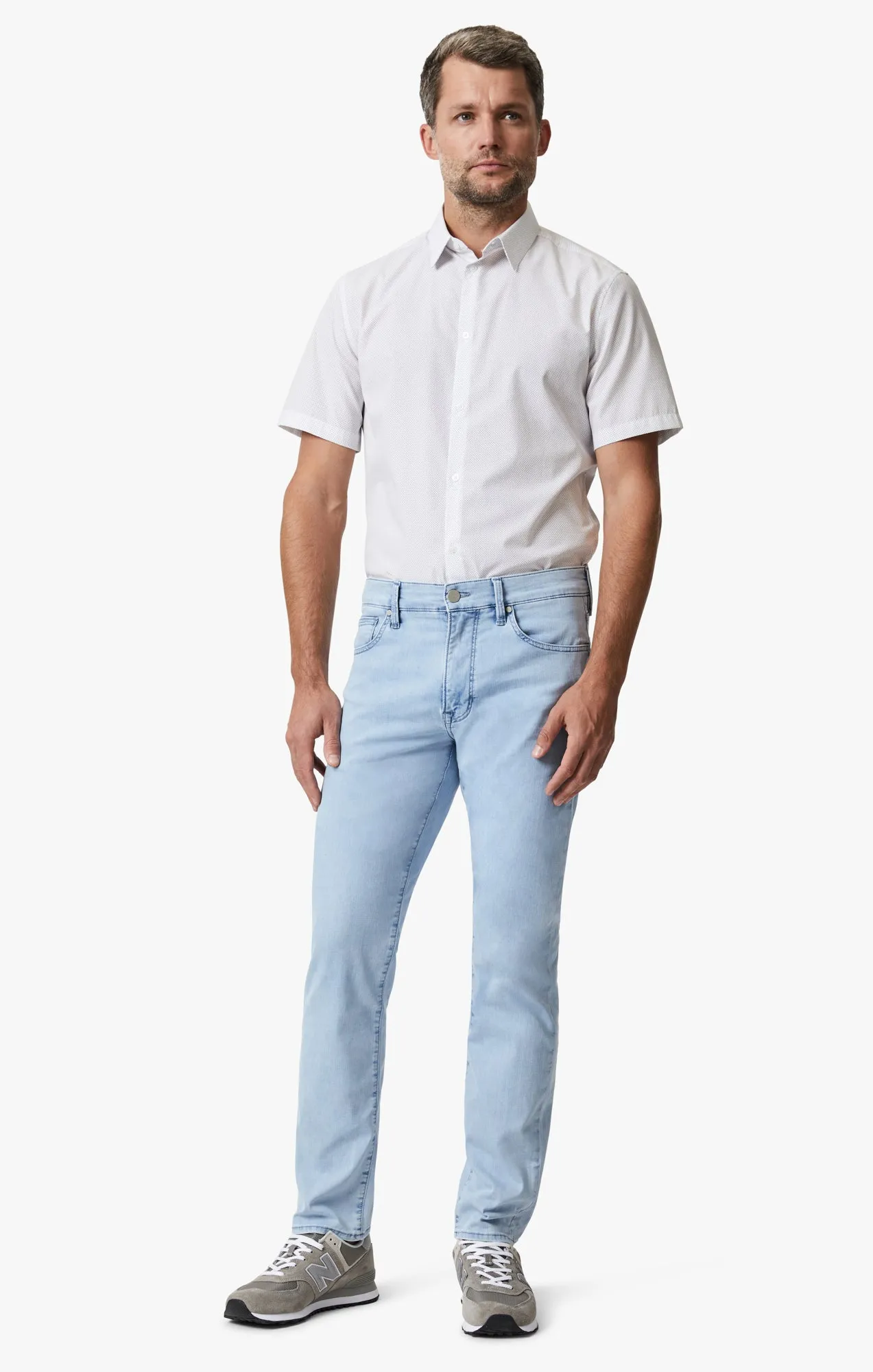 Courage Straight Leg Jeans In Bleached Kona