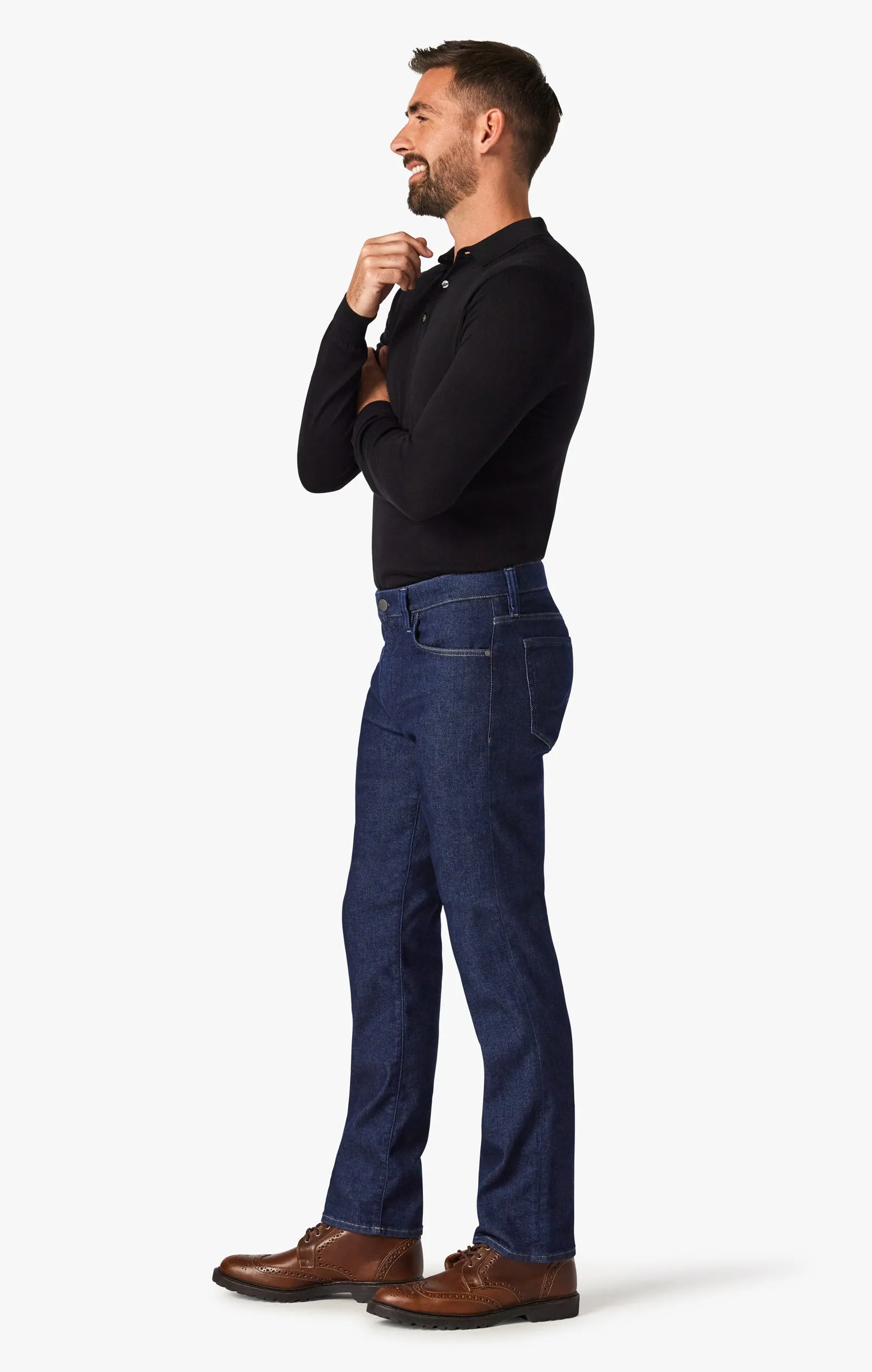 Courage Straight Leg Jeans In Deep Structure