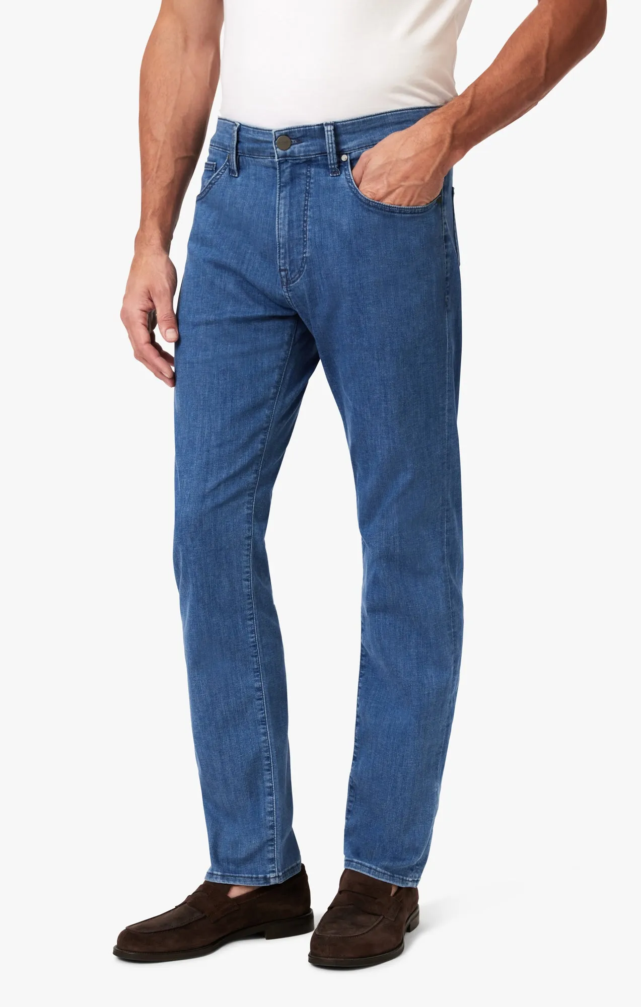 Courage Straight Leg Jeans In Light Shaded Kona