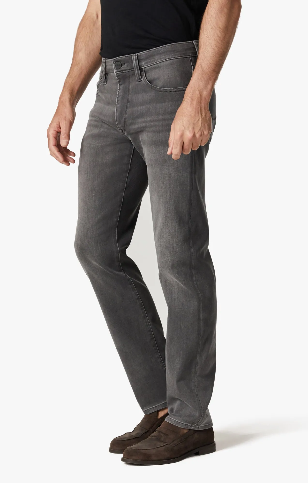 Courage Straight Leg Jeans In Mid Grey Urban