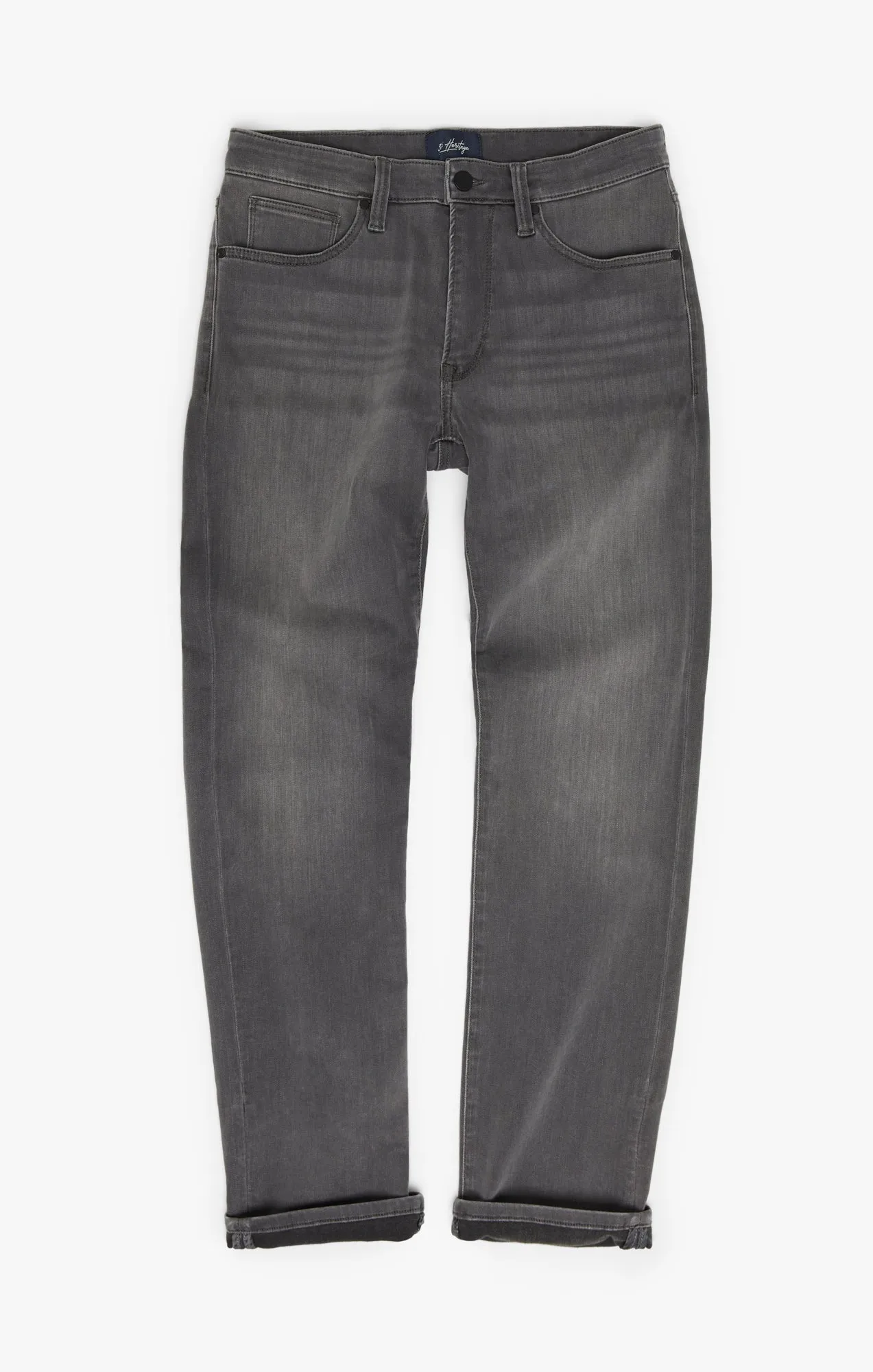 Courage Straight Leg Jeans In Mid Grey Urban