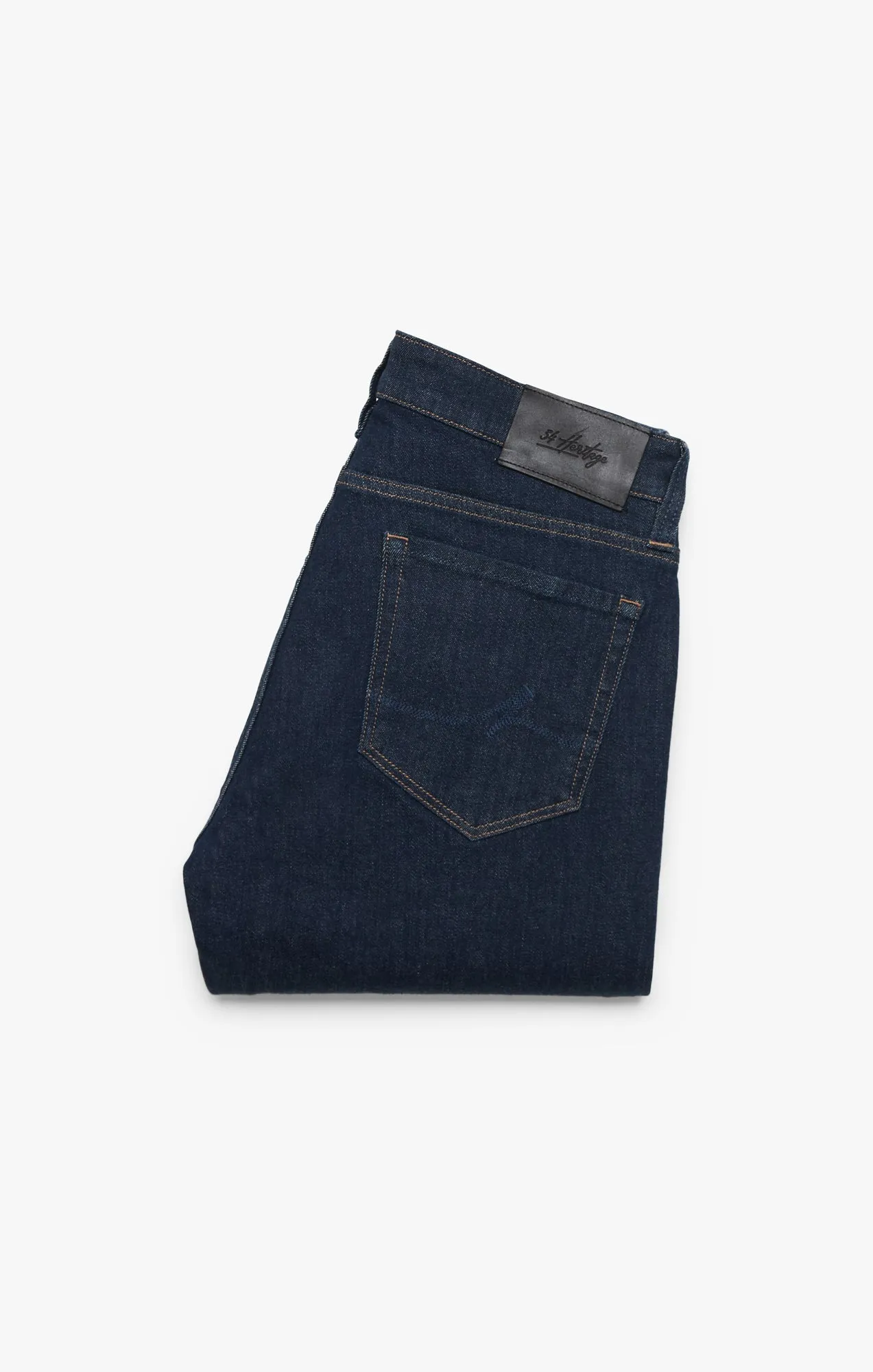 Courage Straight Leg Jeans In Rinse Selvedge