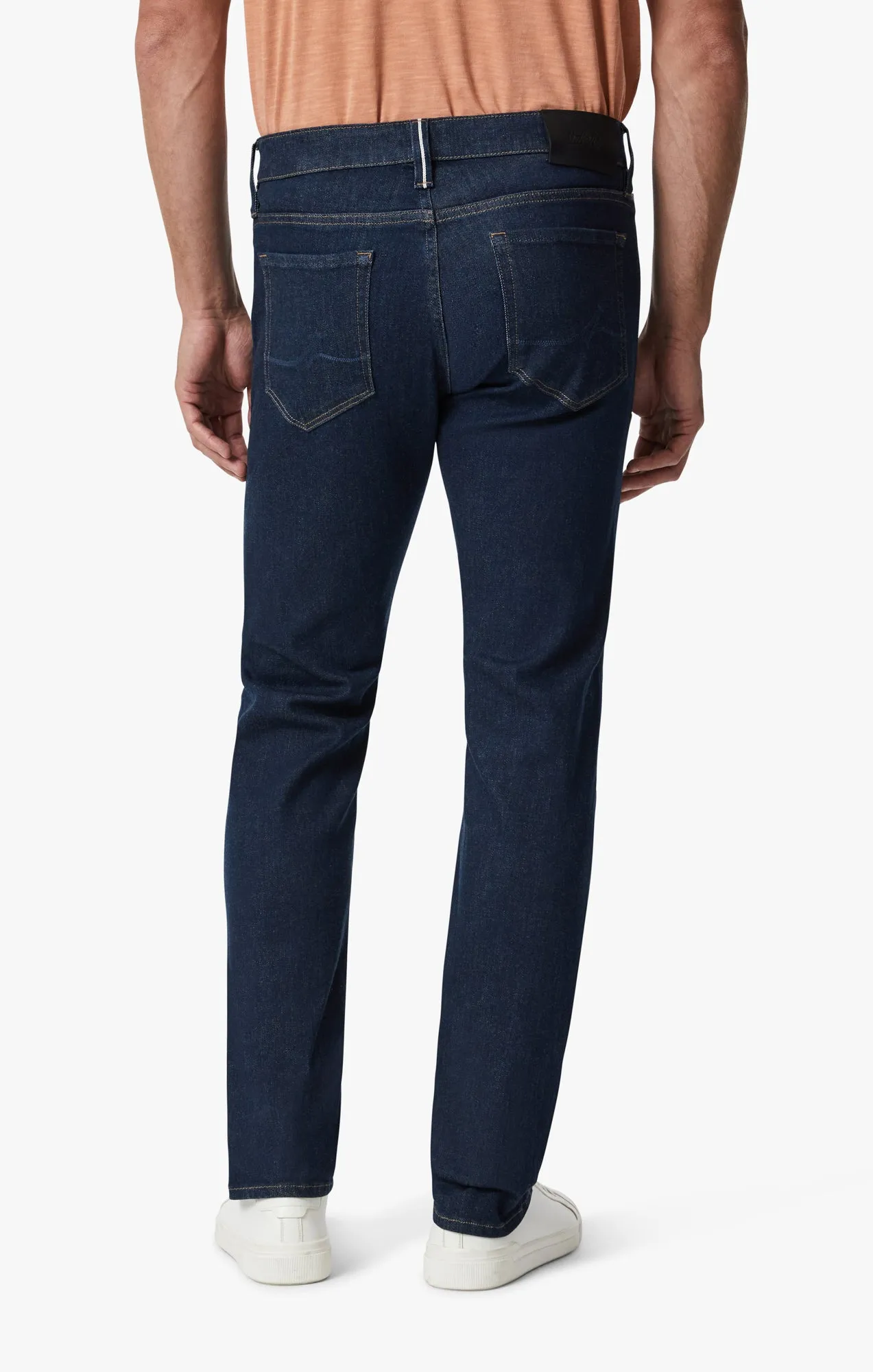 Courage Straight Leg Jeans In Rinse Selvedge