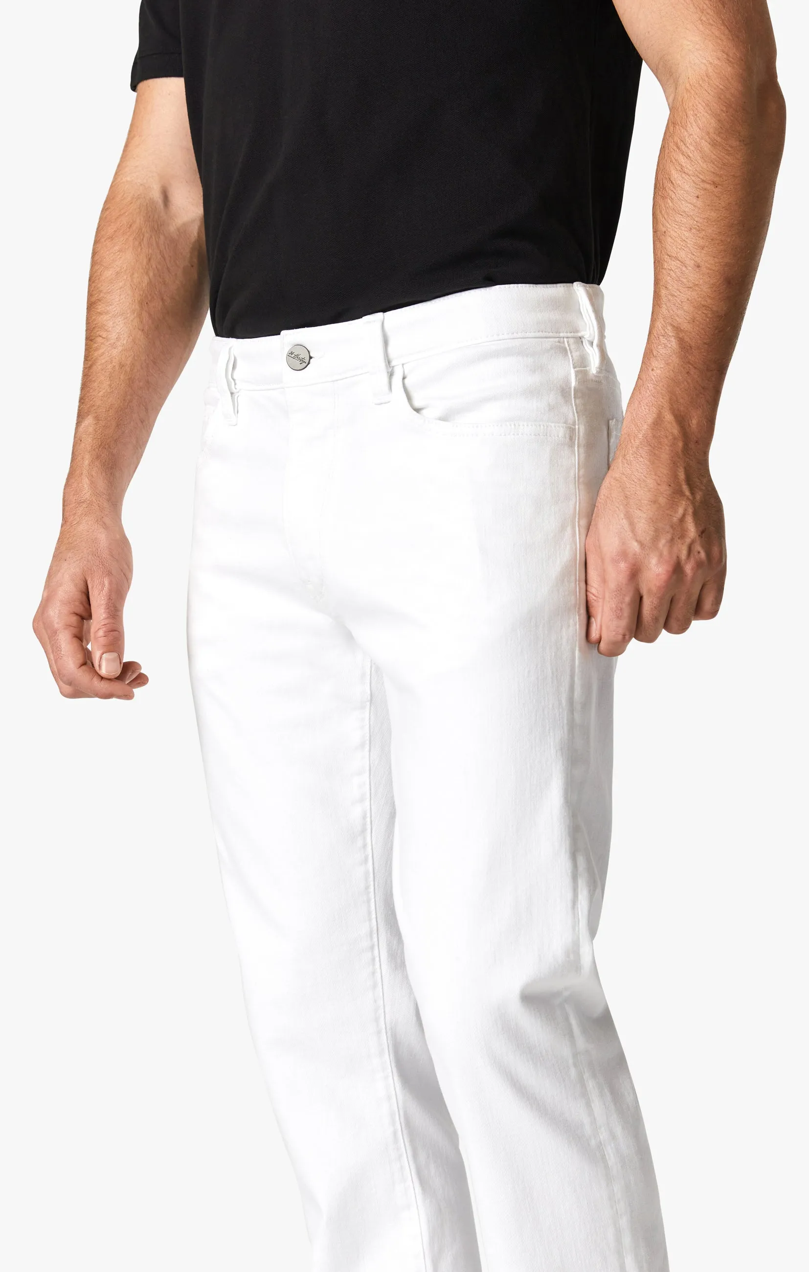 Courage Straight Leg Pants In Double White Comfort