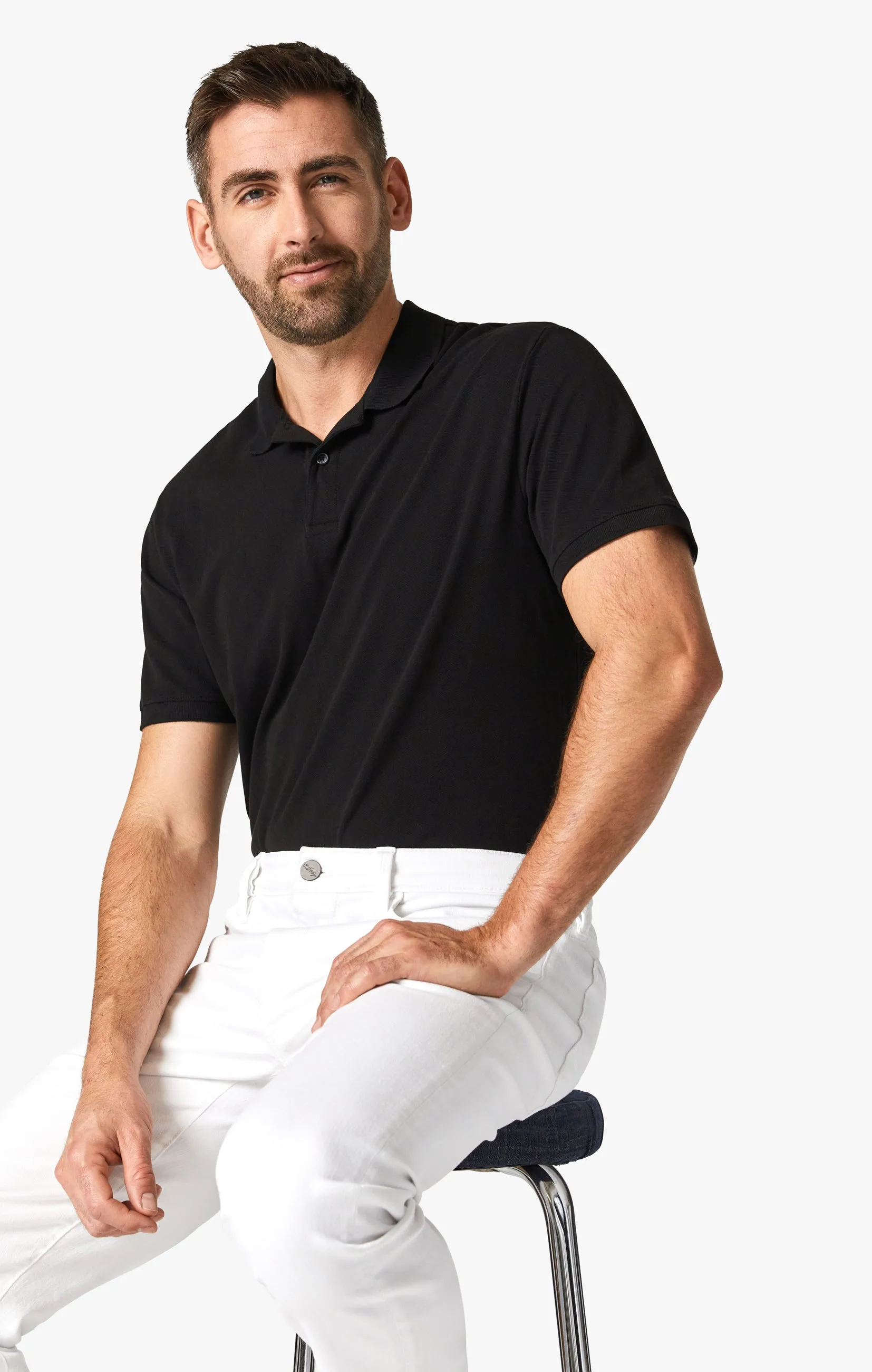 Courage Straight Leg Pants In Double White Comfort