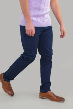 Dakota Navy Long Chino