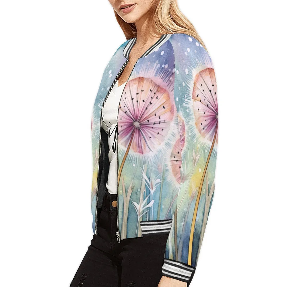 Dandelions awd244 Bomber Jacket for Women