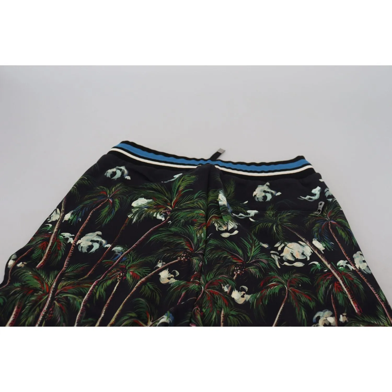 Dolce & Gabbana Volcano Print Casual Knee-Length Shorts