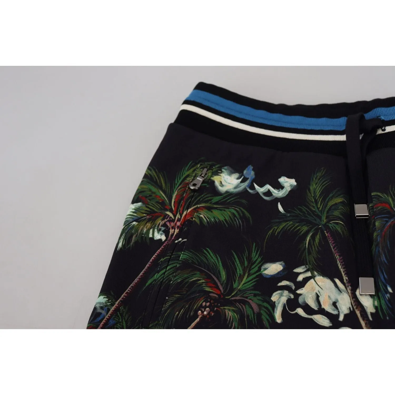 Dolce & Gabbana Volcano Print Casual Knee-Length Shorts