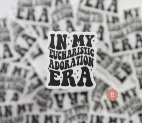 Eucharistic Adoration Era, Catholic Vinyl Sticker