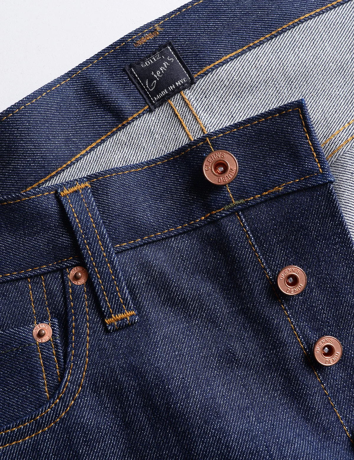 FINAL SALE: GD112 SLOUCHY TAPERED | Raw 13 Oz Selvedge Denim - Original Indigo