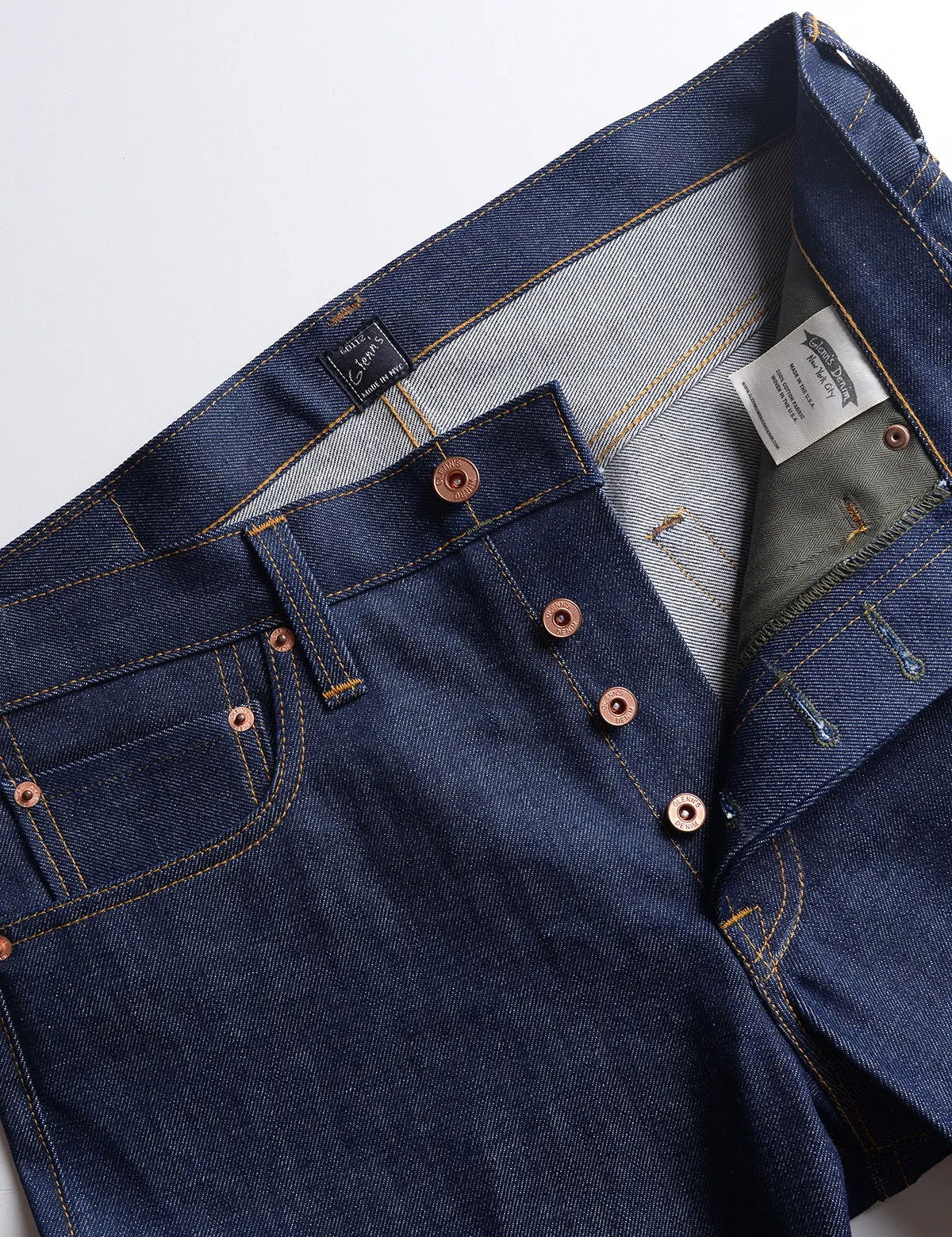 FINAL SALE: GD112 SLOUCHY TAPERED | Raw 13 Oz Selvedge Denim - Original Indigo